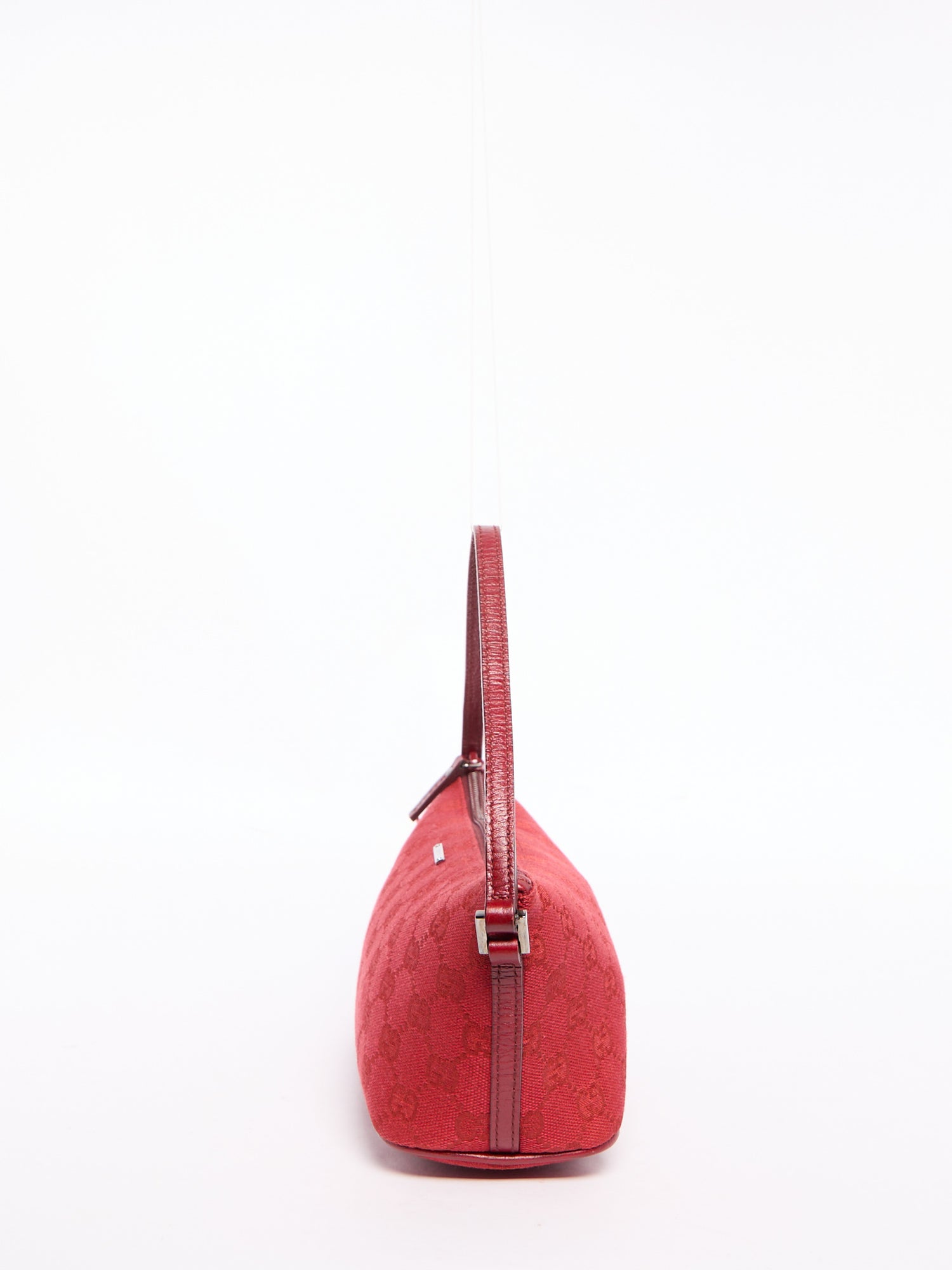 Gucci Red Monogram Pochette