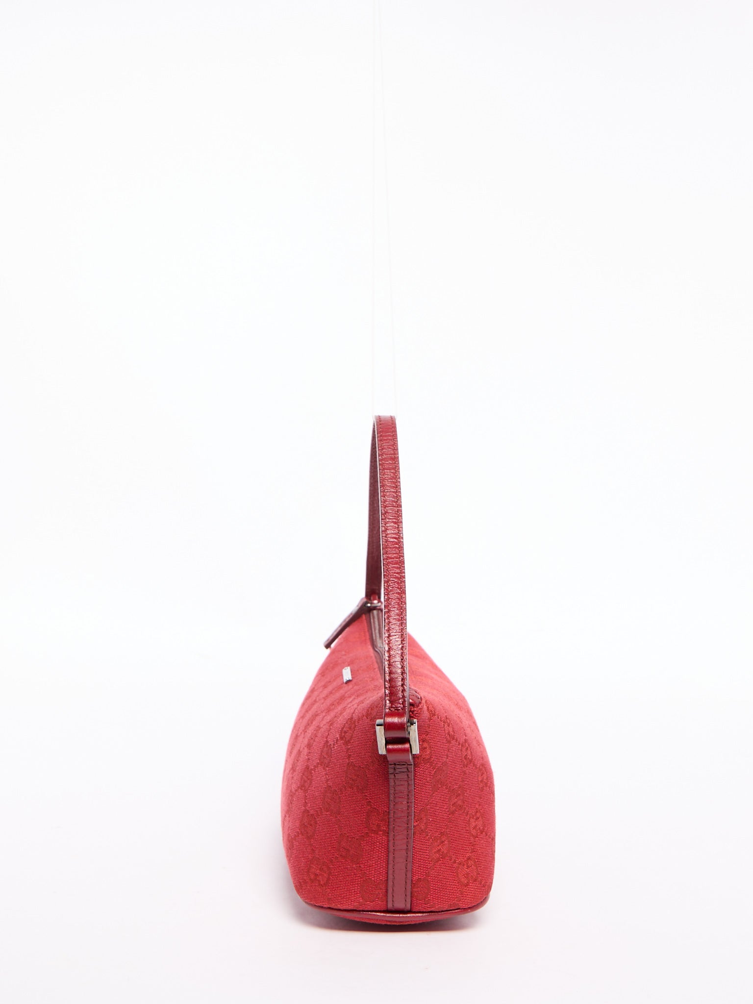 Gucci Red Monogram Pochette