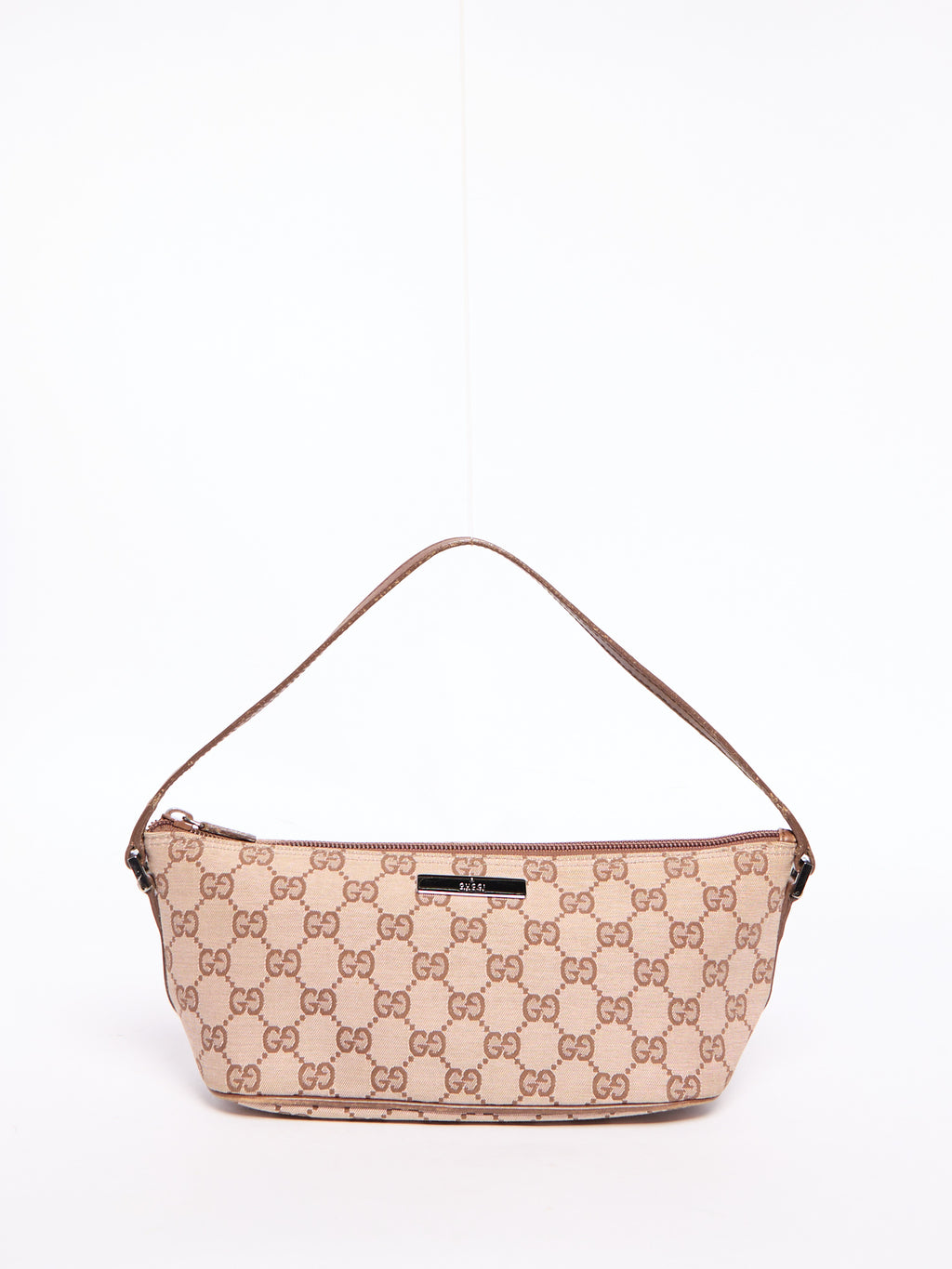 Gucci Brown Monogram Pochette