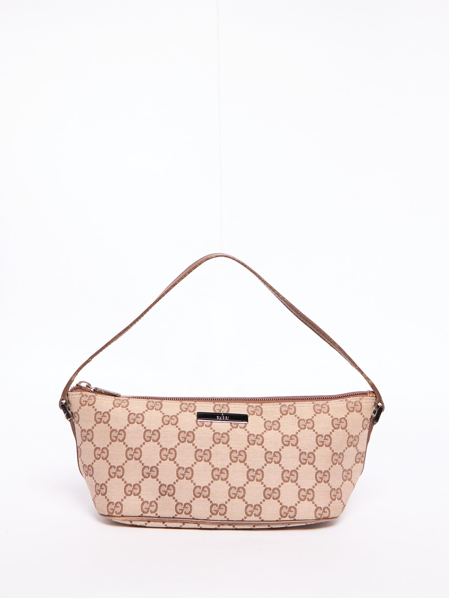 Gucci Brown Monogram Pochette
