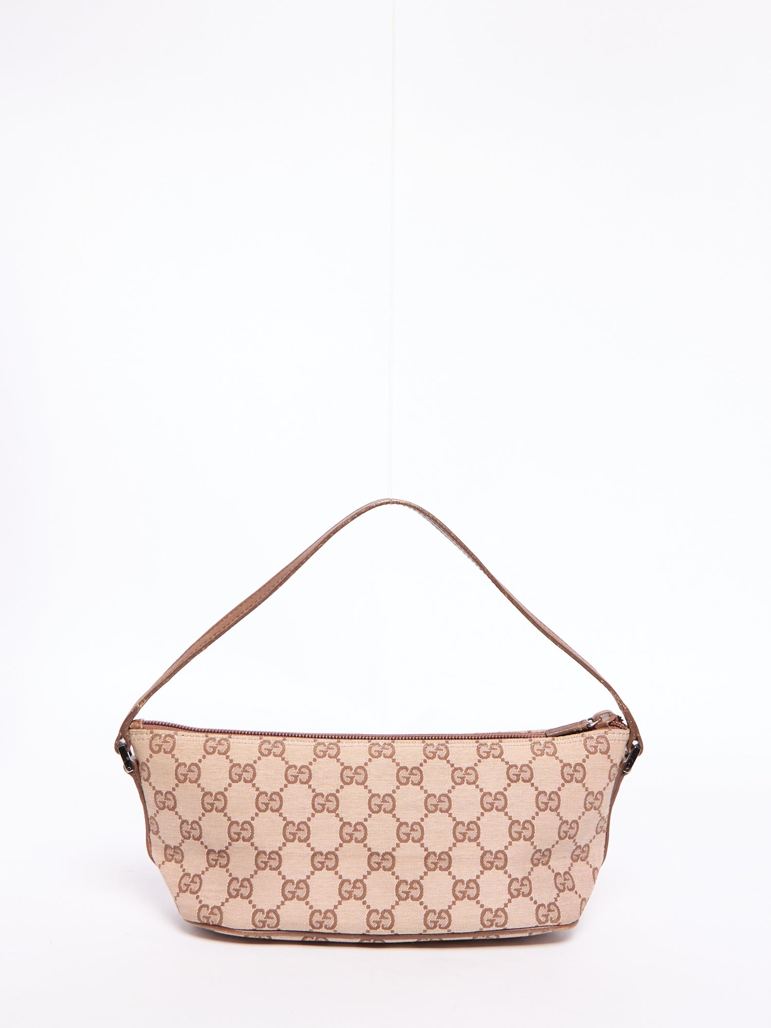 Gucci Brown Monogram Pochette