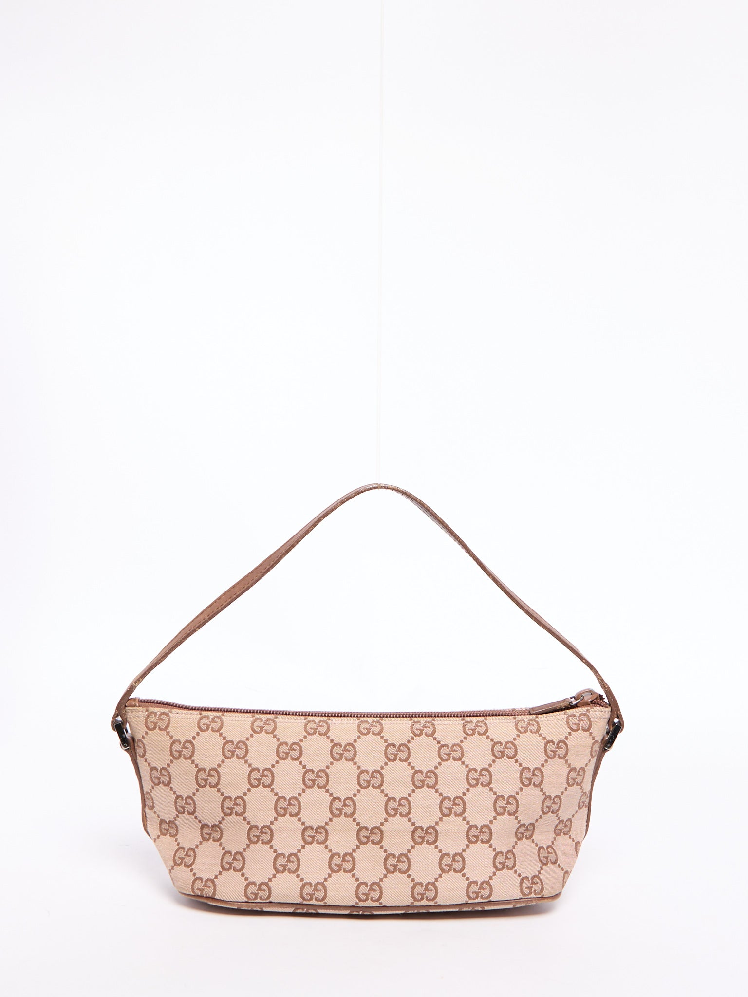 Gucci Brown Monogram Pochette