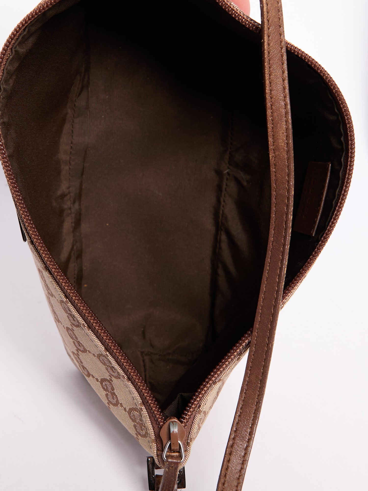Gucci Brown Monogram Pochette