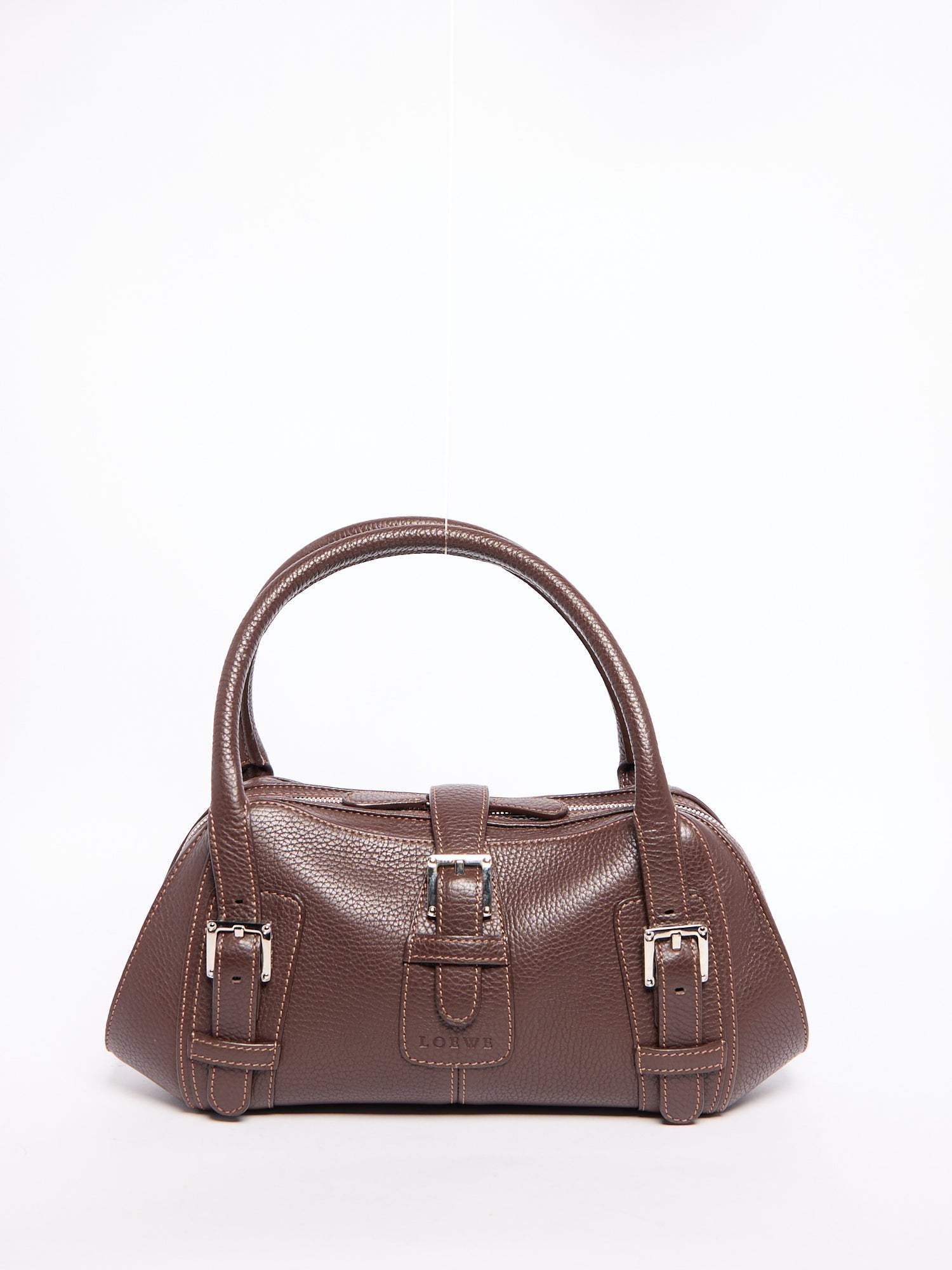 Loewe Brown Sender Leather Bag