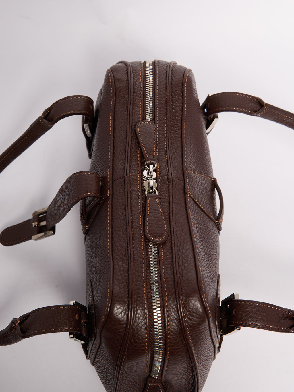 Loewe Brown Sender Leather Bag