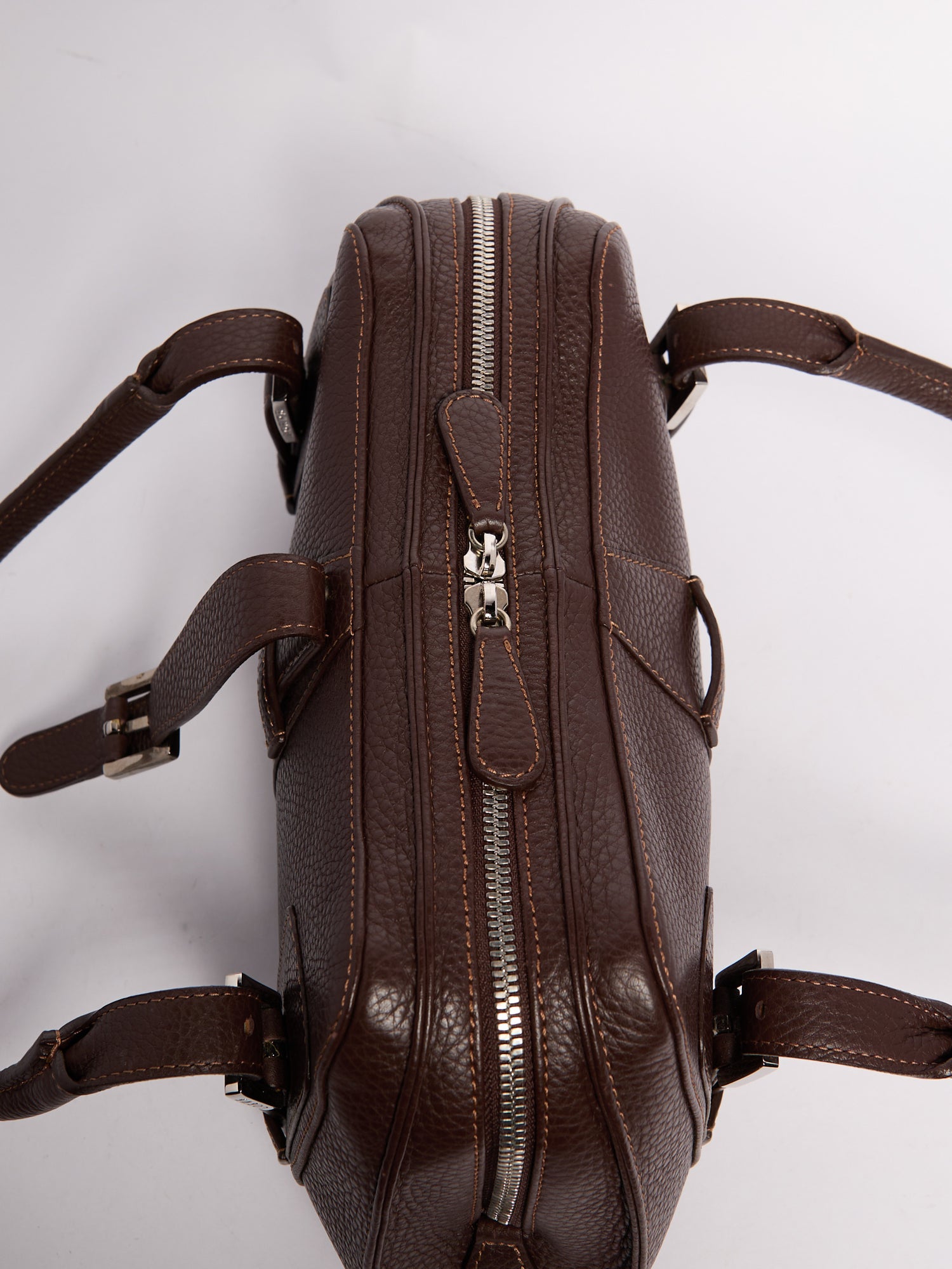 Loewe Brown Sender Leather Bag
