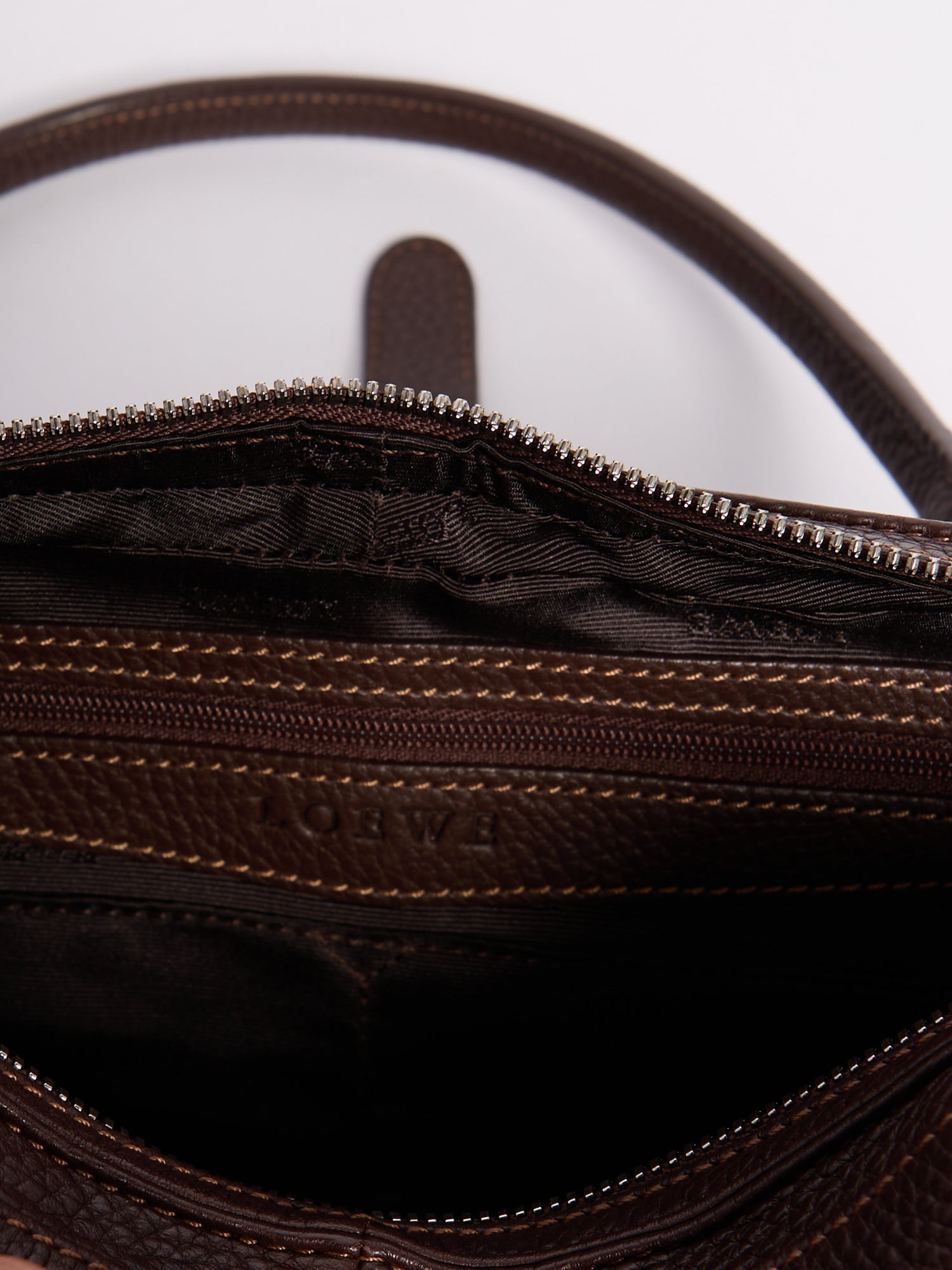 Loewe Brown Sender Leather Bag