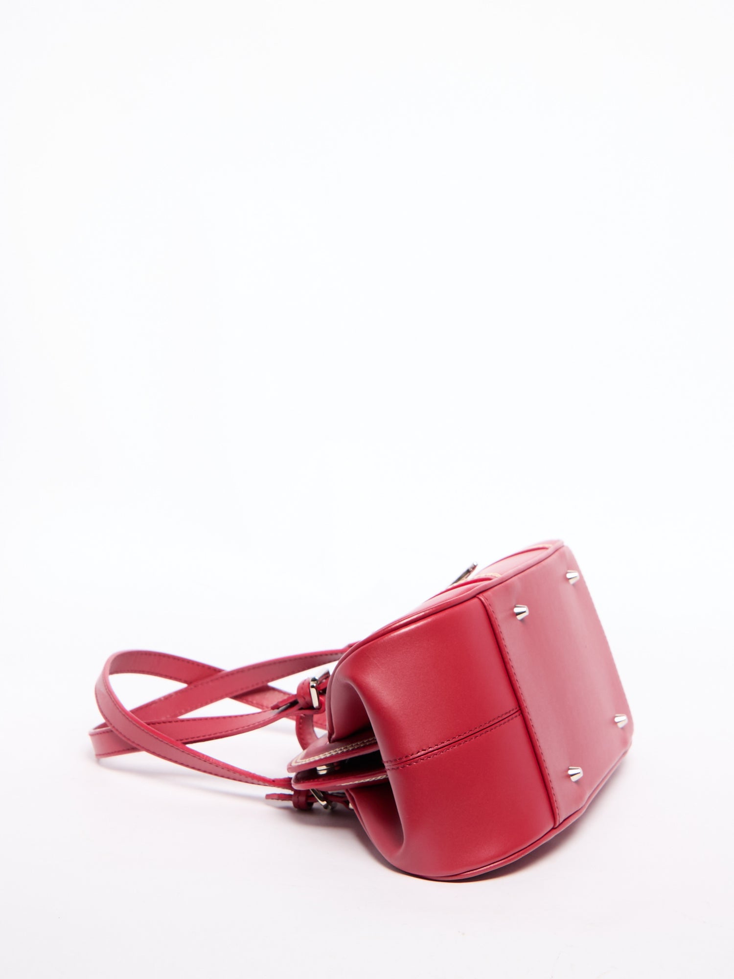 Christian Dior Red Leather Hand Bag