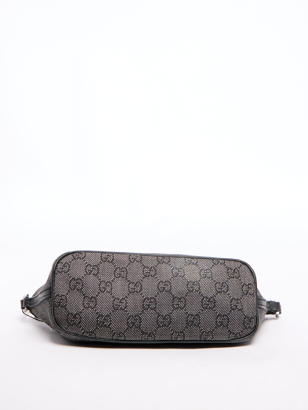 Gucci Grey Denim Monogram Pochette