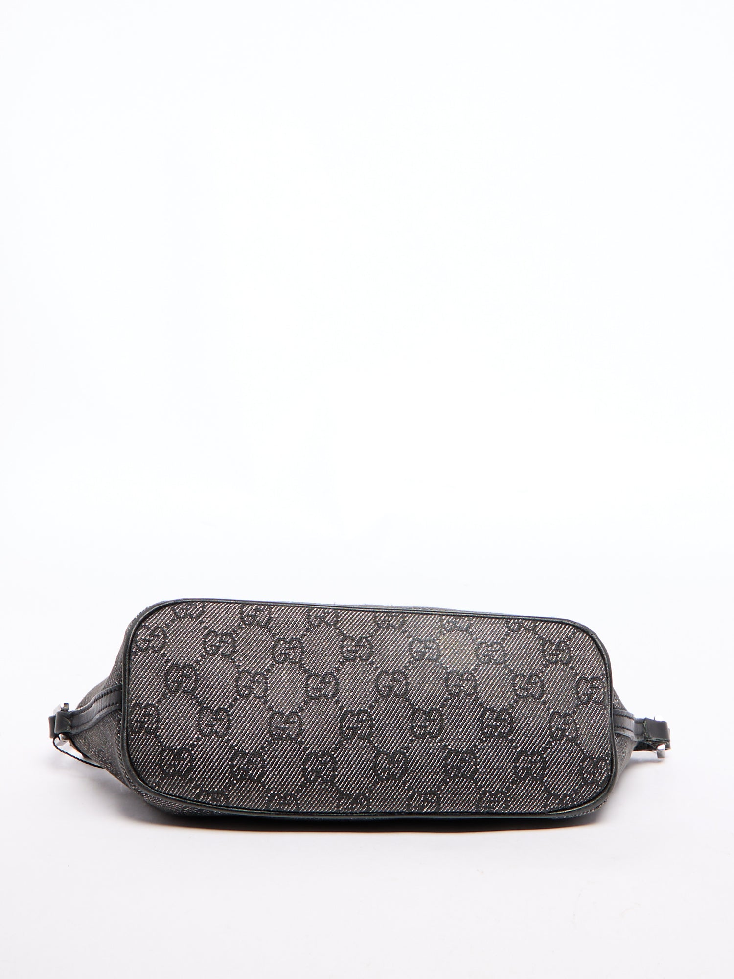 Gucci Grey Denim Monogram Pochette
