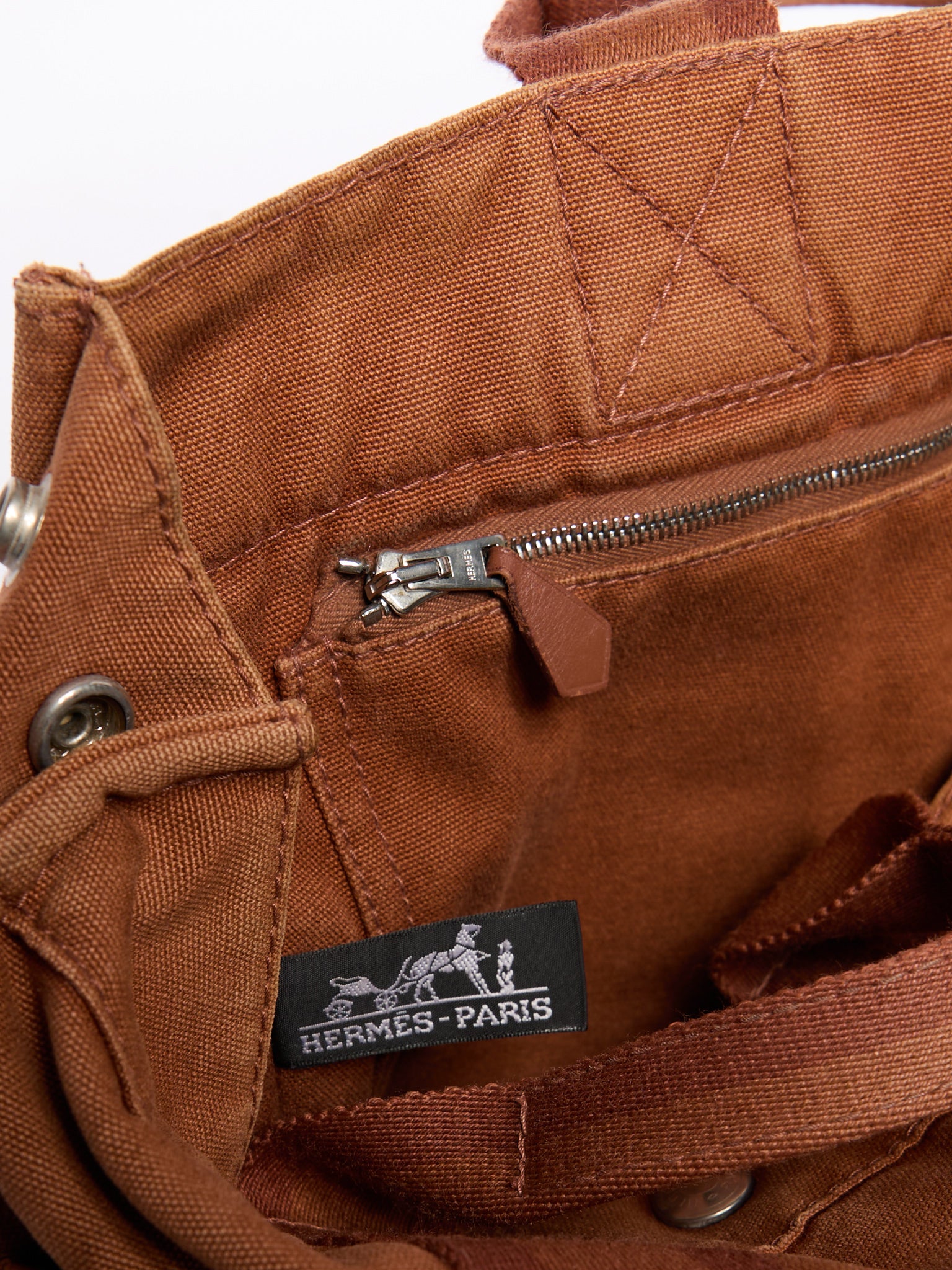 Hermes Camel Fourre-Tout Tote