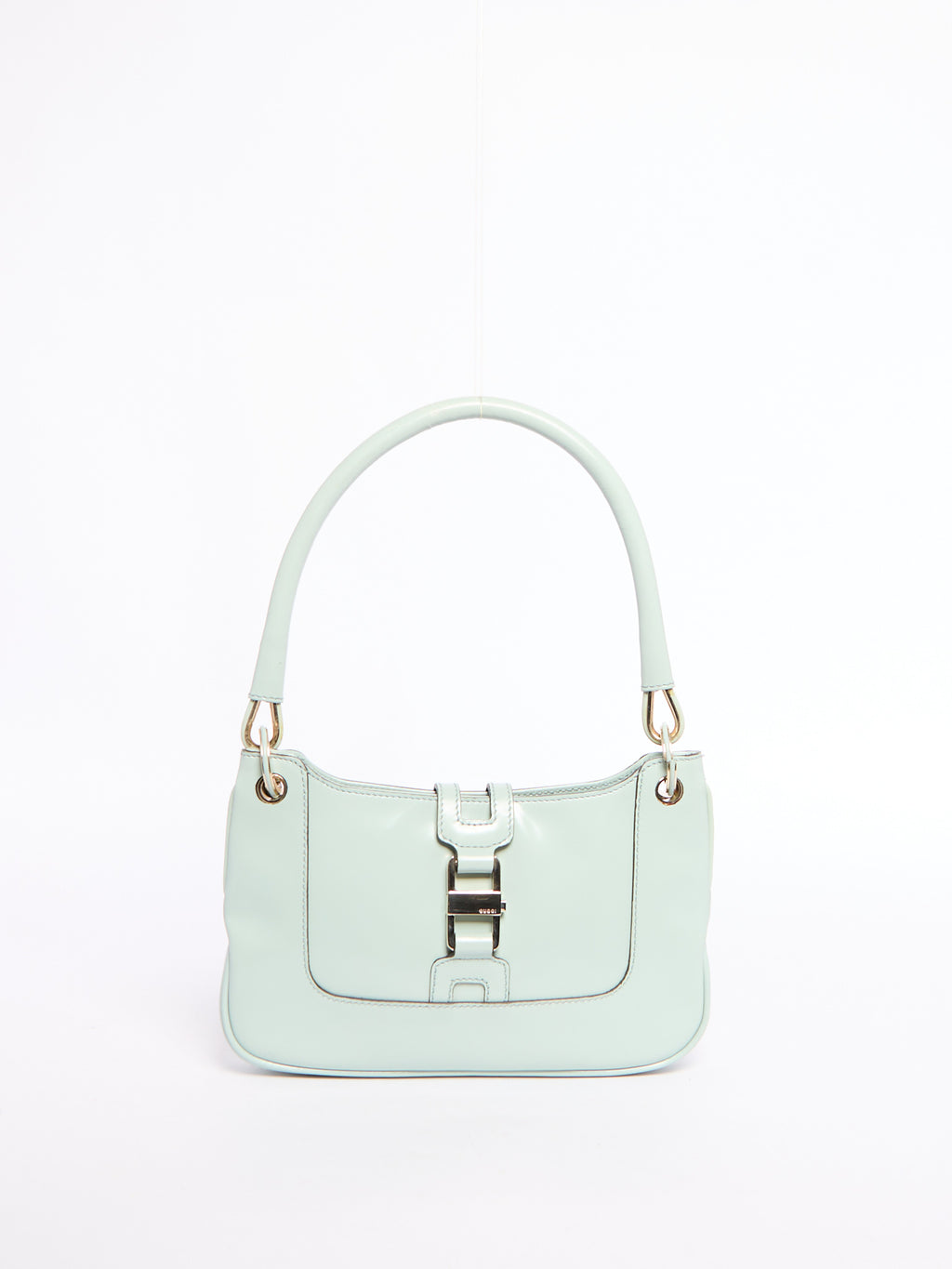 Gucci Baby Blue Patent Jackie Bag