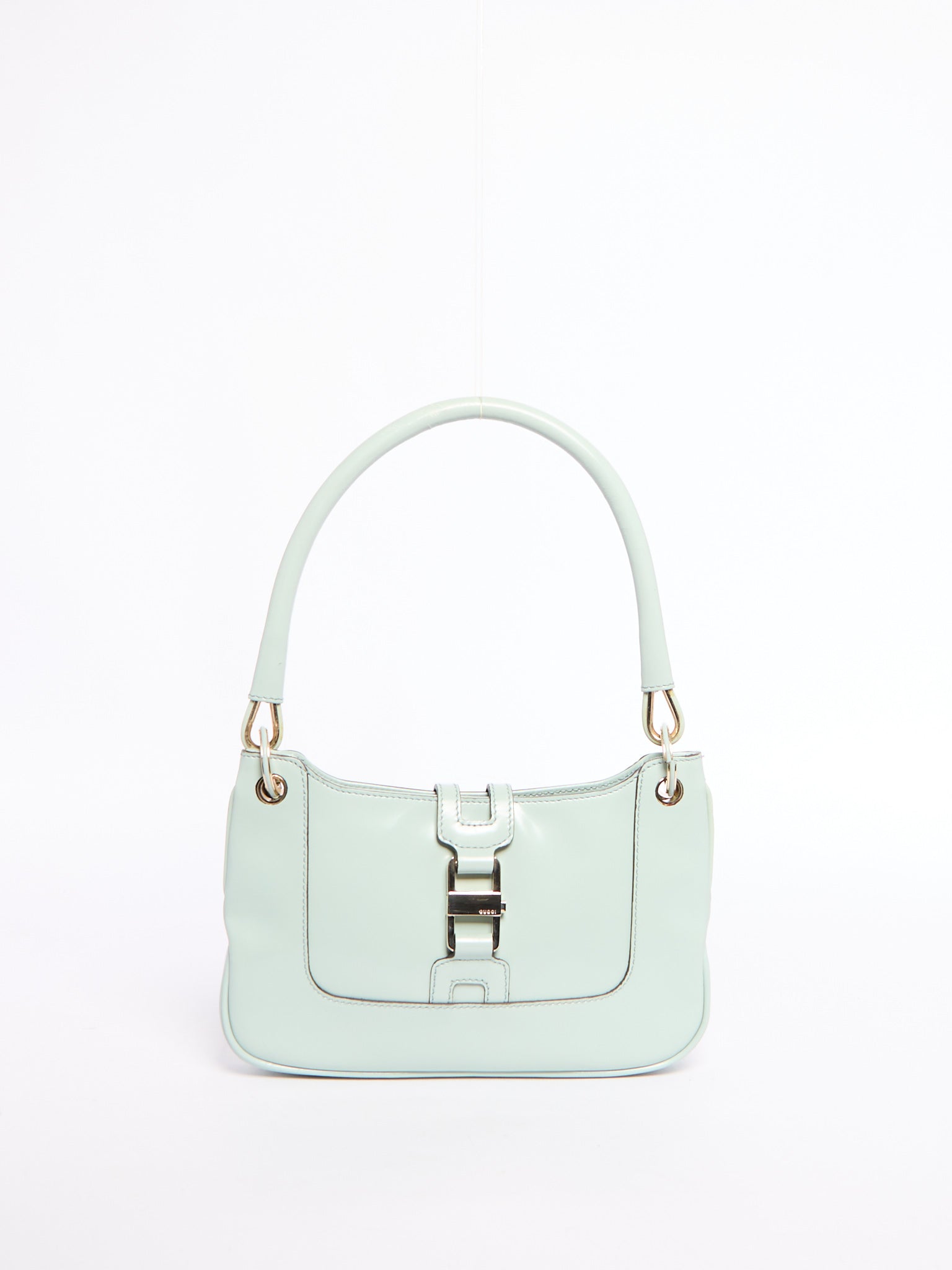 Gucci Baby Blue Patent Jackie Bag