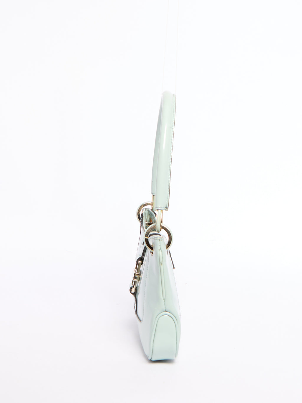 Gucci Baby Blue Patent Jackie Bag