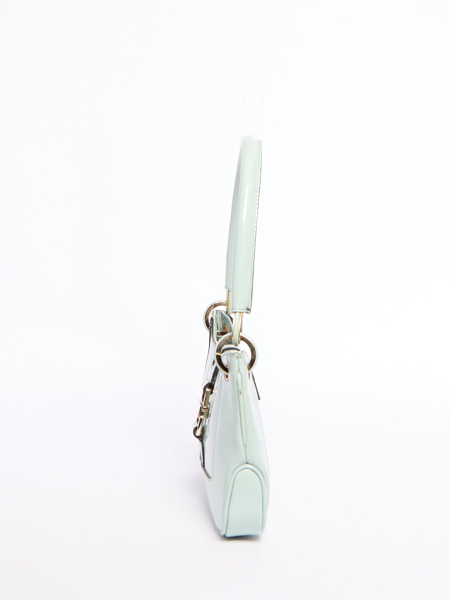 Gucci Baby Blue Patent Jackie Bag