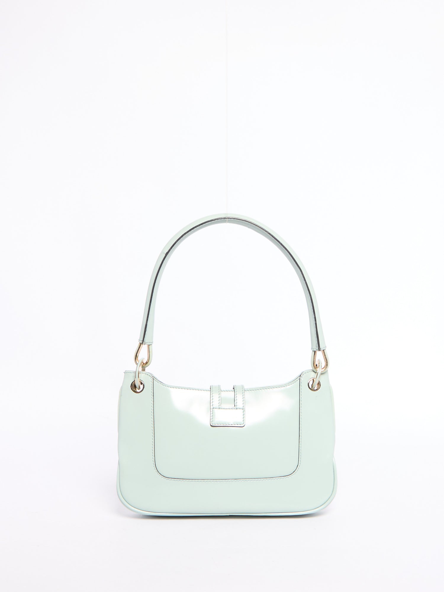 Gucci Baby Blue Patent Jackie Bag
