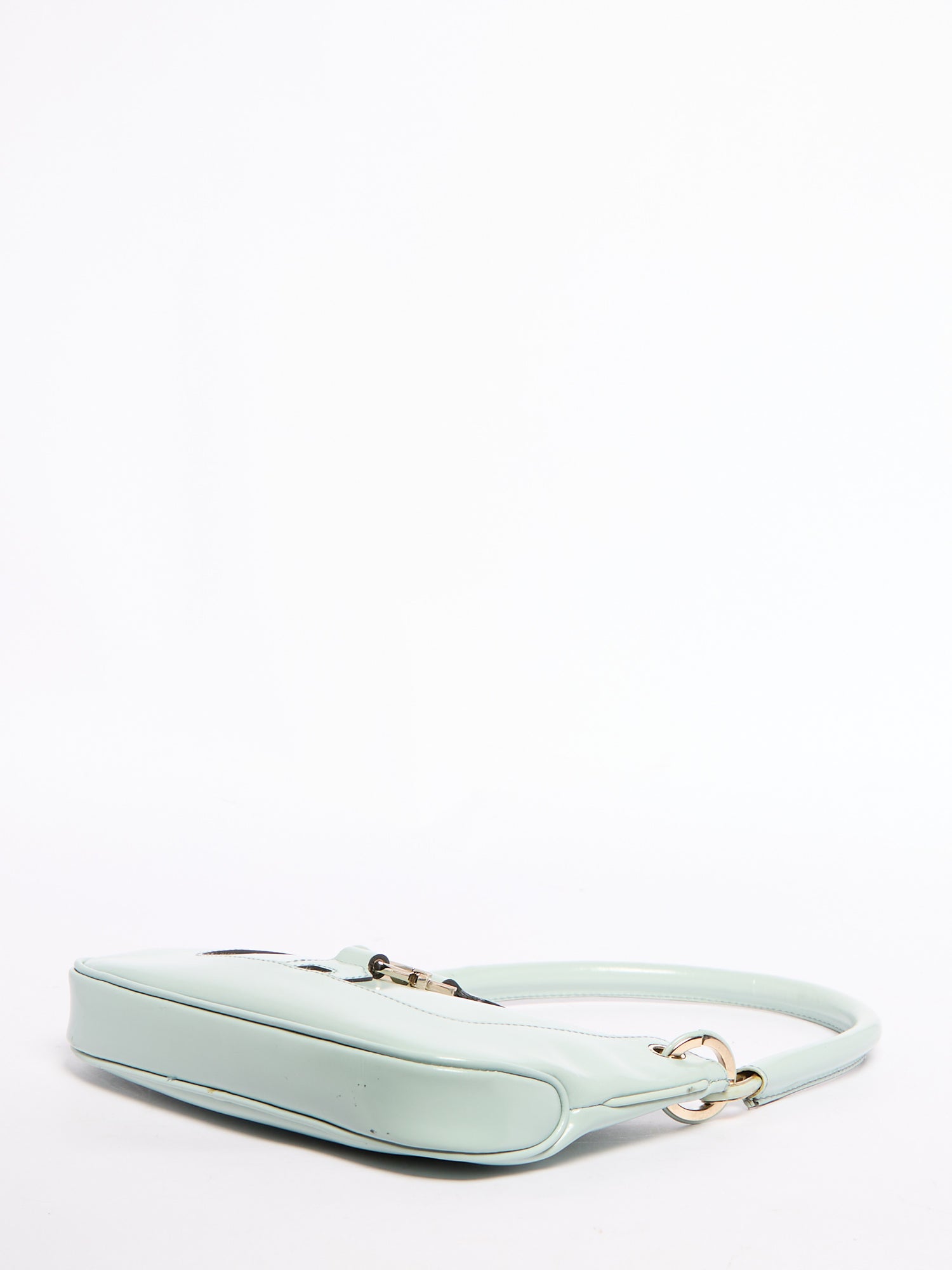 Gucci Baby Blue Patent Jackie Bag