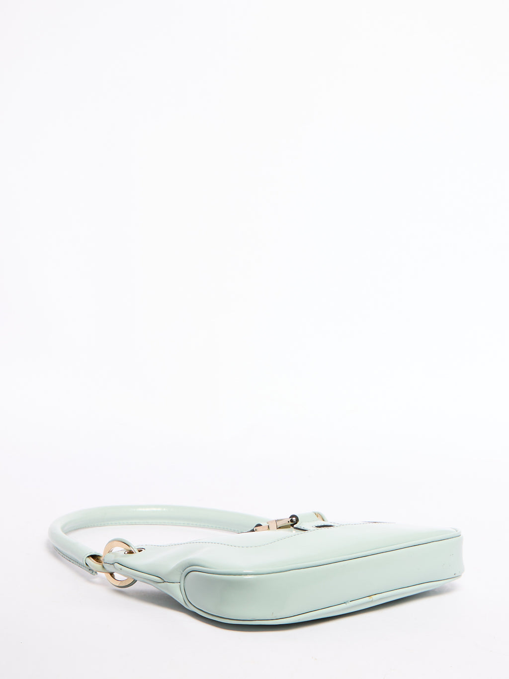 Gucci Baby Blue Patent Jackie Bag