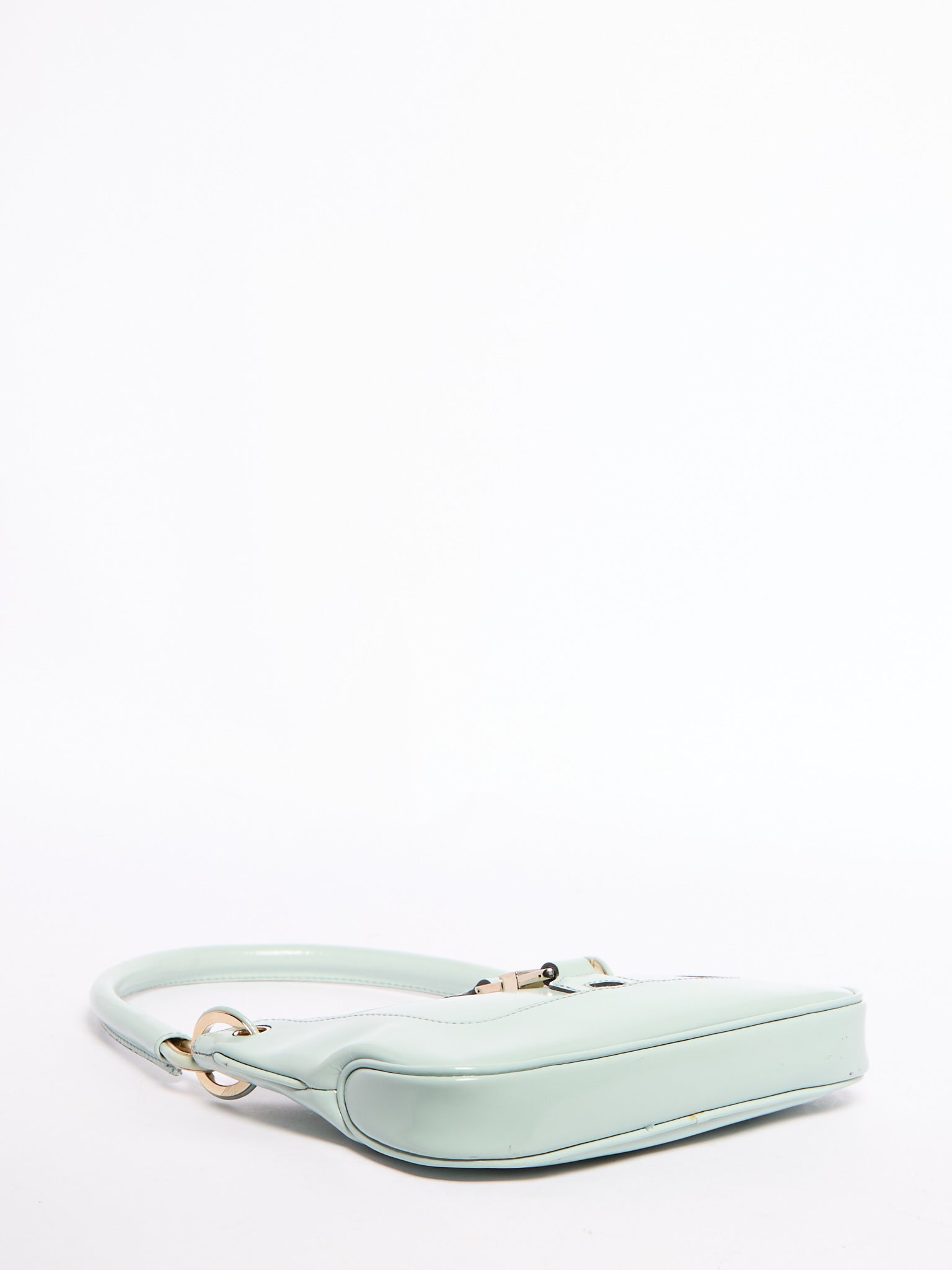 Gucci Baby Blue Patent Jackie Bag