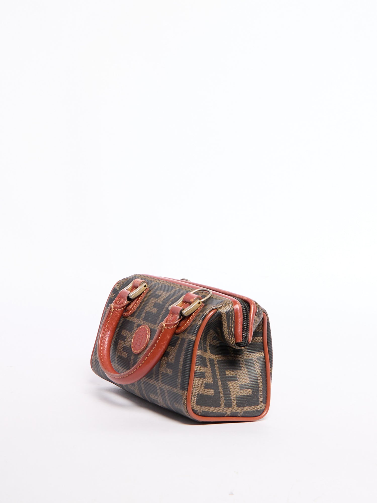 Fendi Nano Monogram Boston Bag