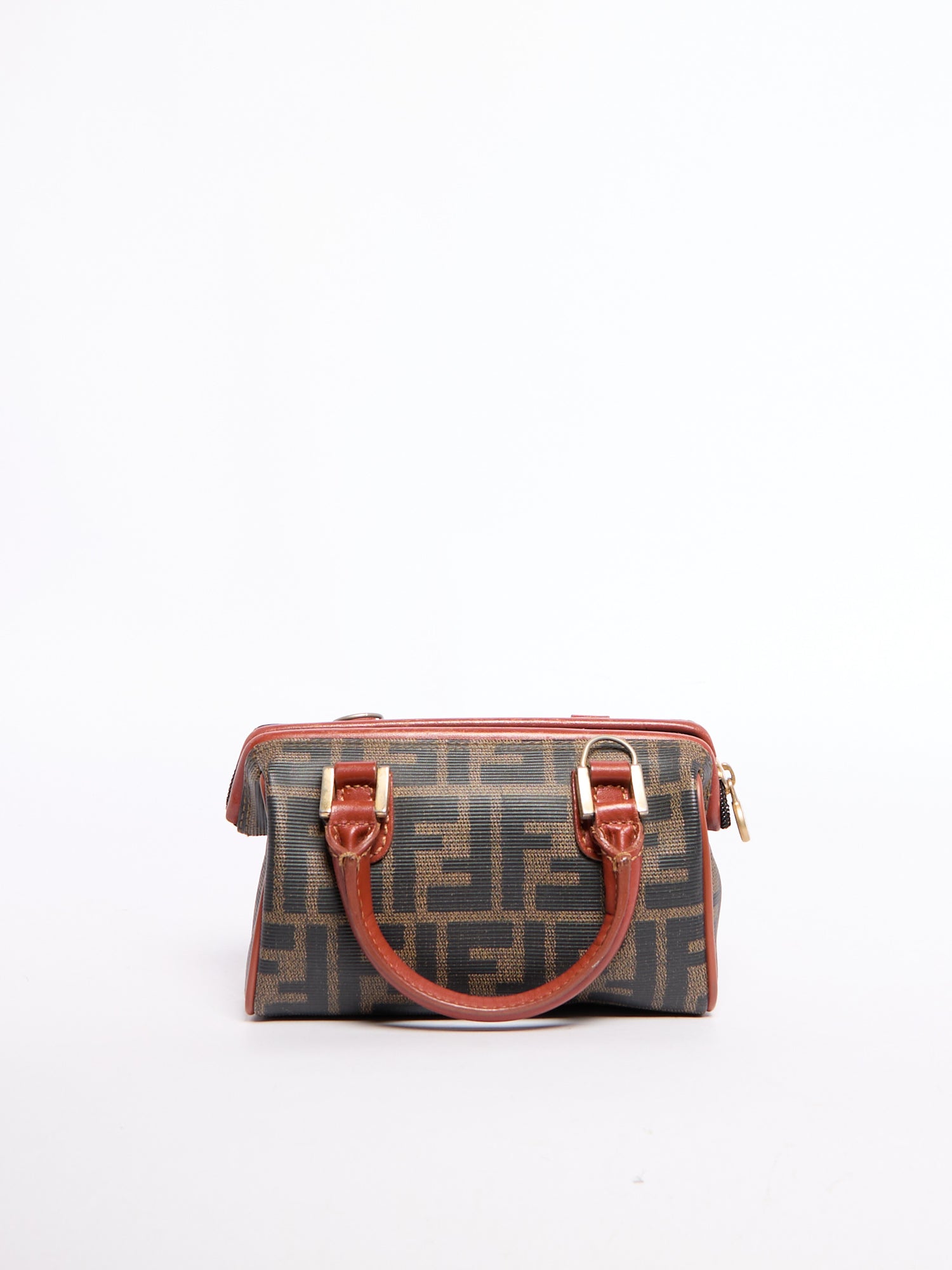 Fendi Nano Monogram Boston Bag