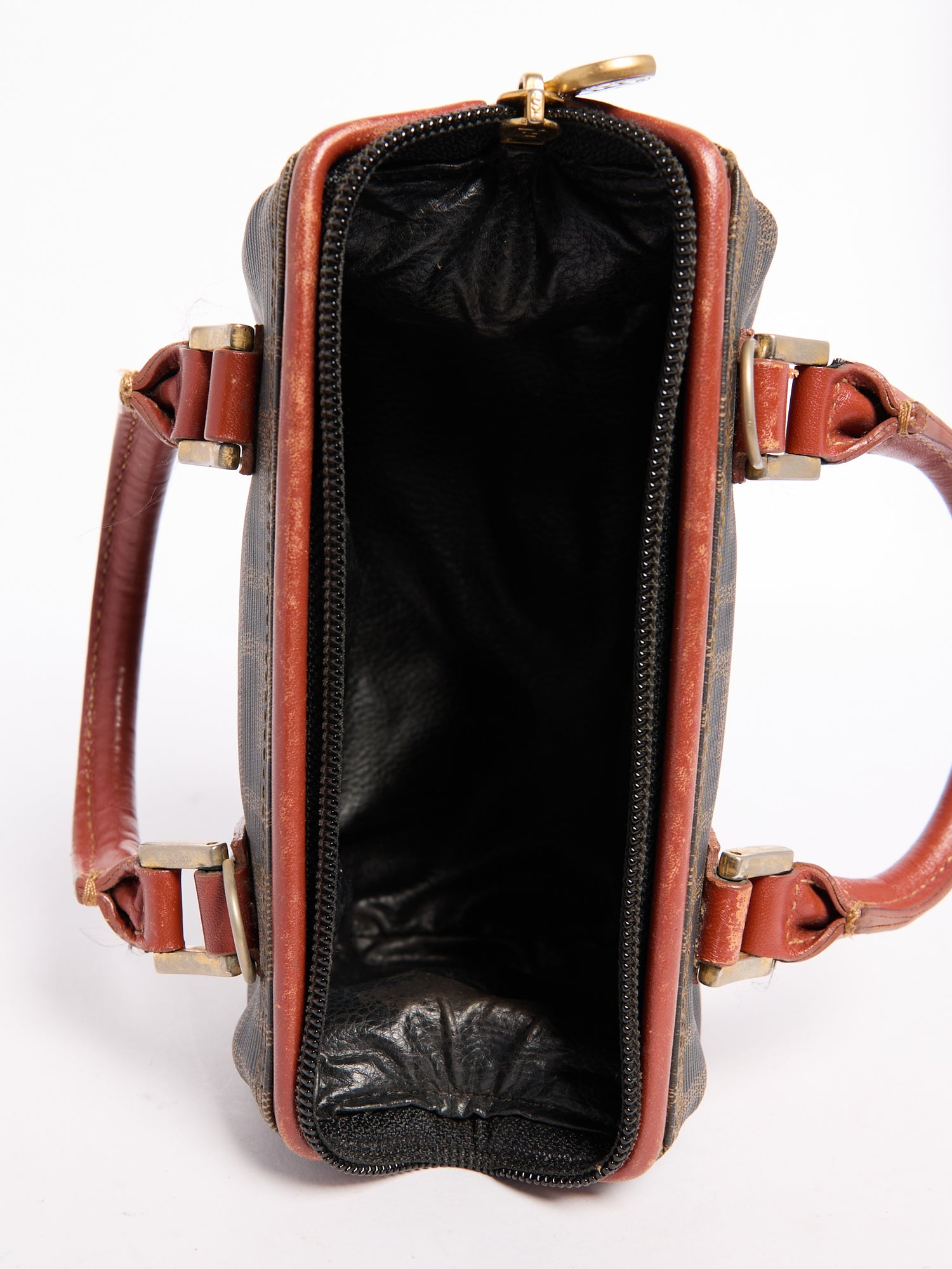 Fendi Nano Monogram Boston Bag