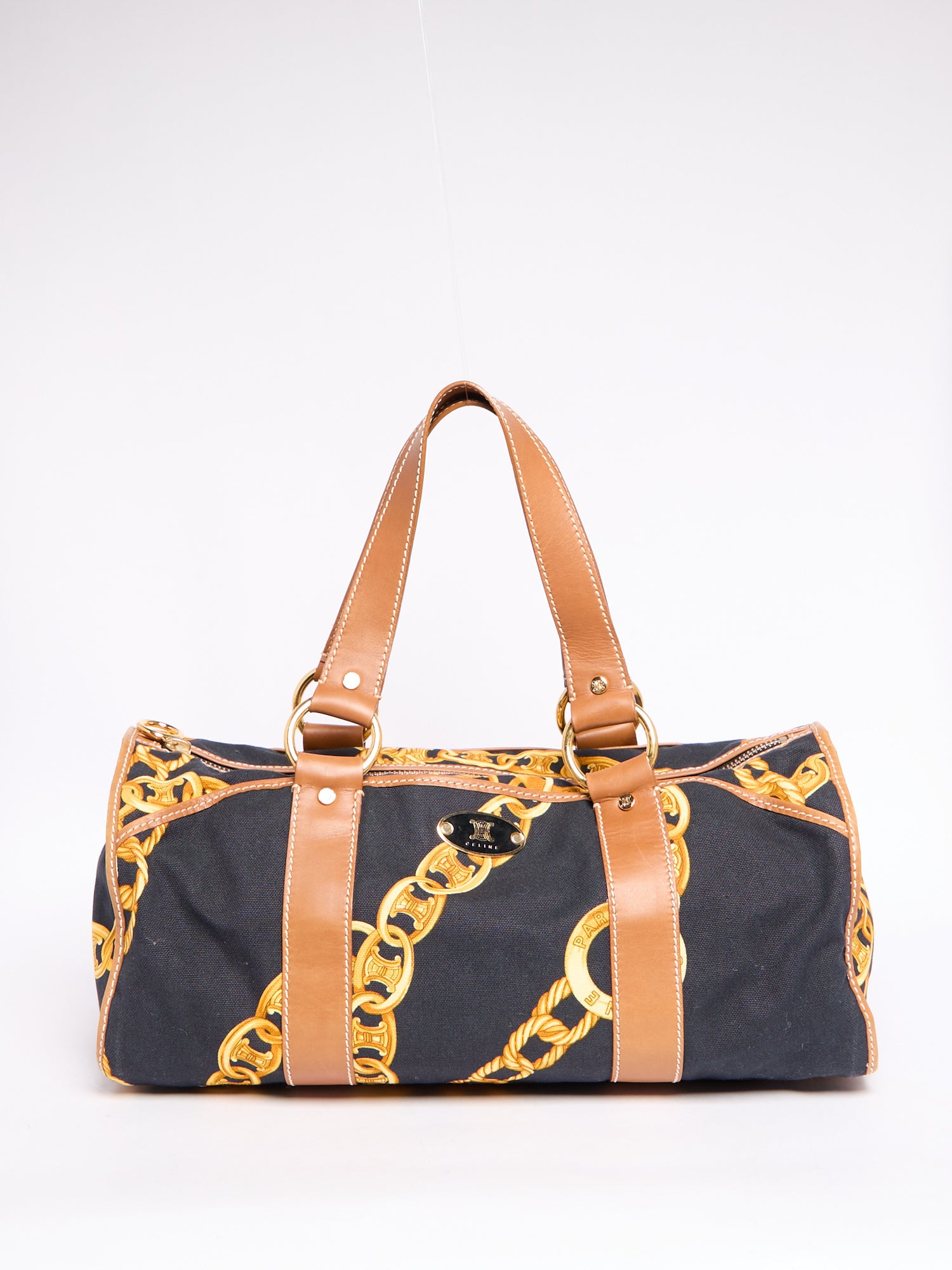 Celine Chain Print Duffel