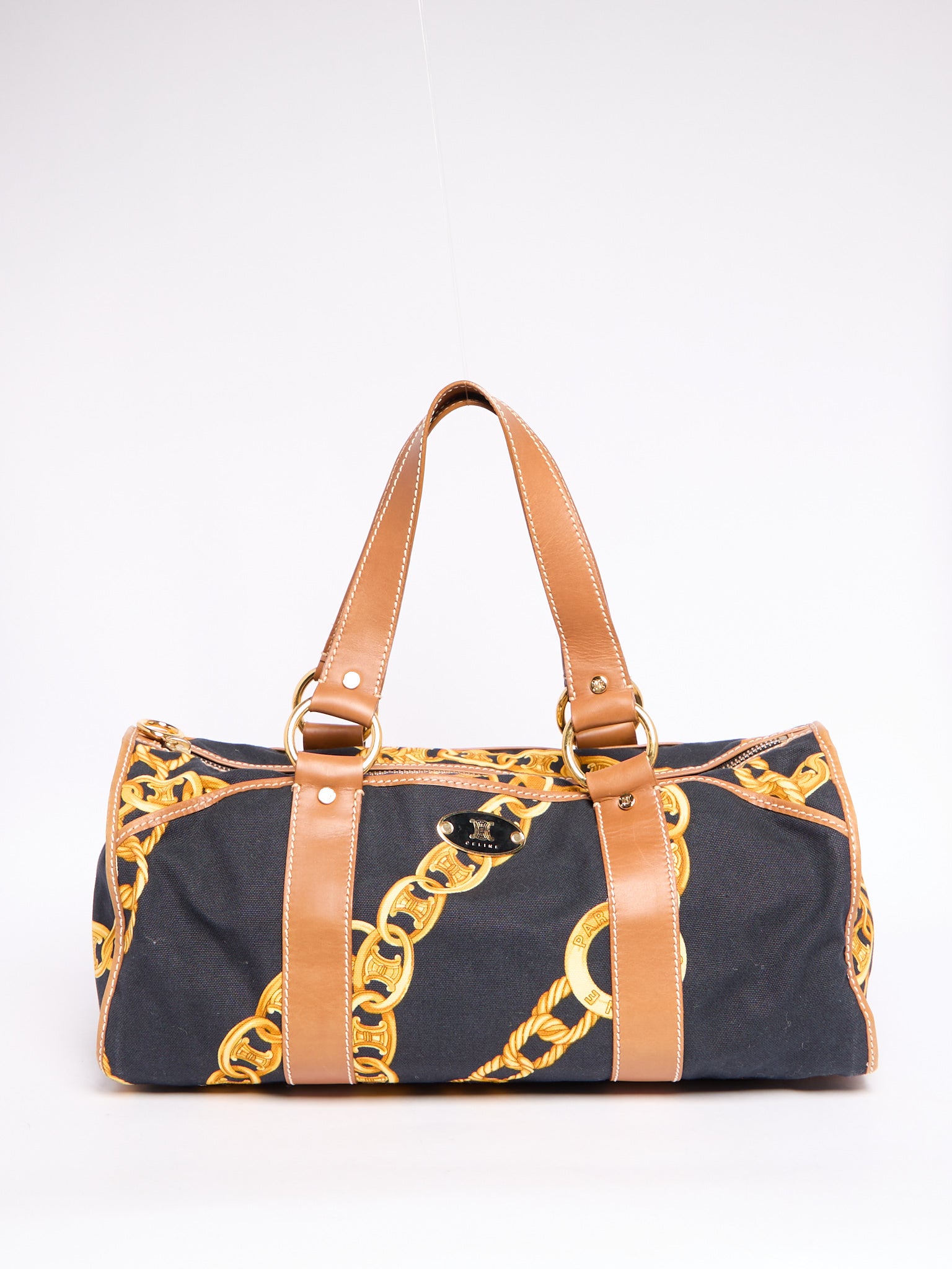 Celine Chain Print Duffel