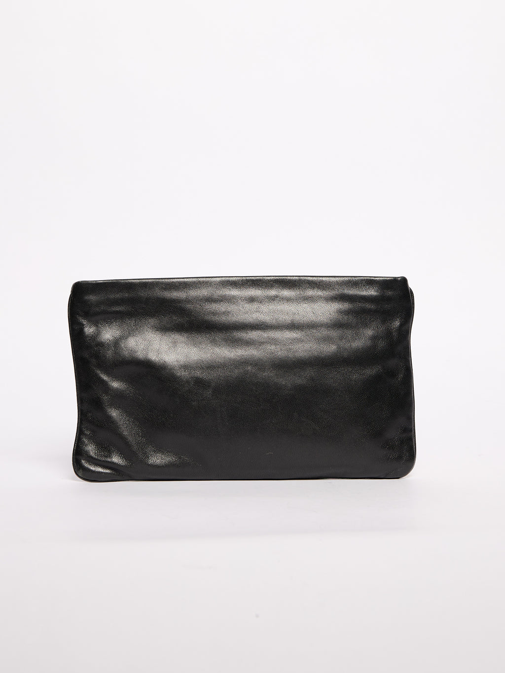 2000's Prada Leather Flame Clutch