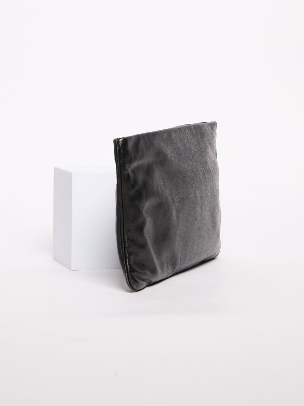 2000's Prada Leather Flame Clutch