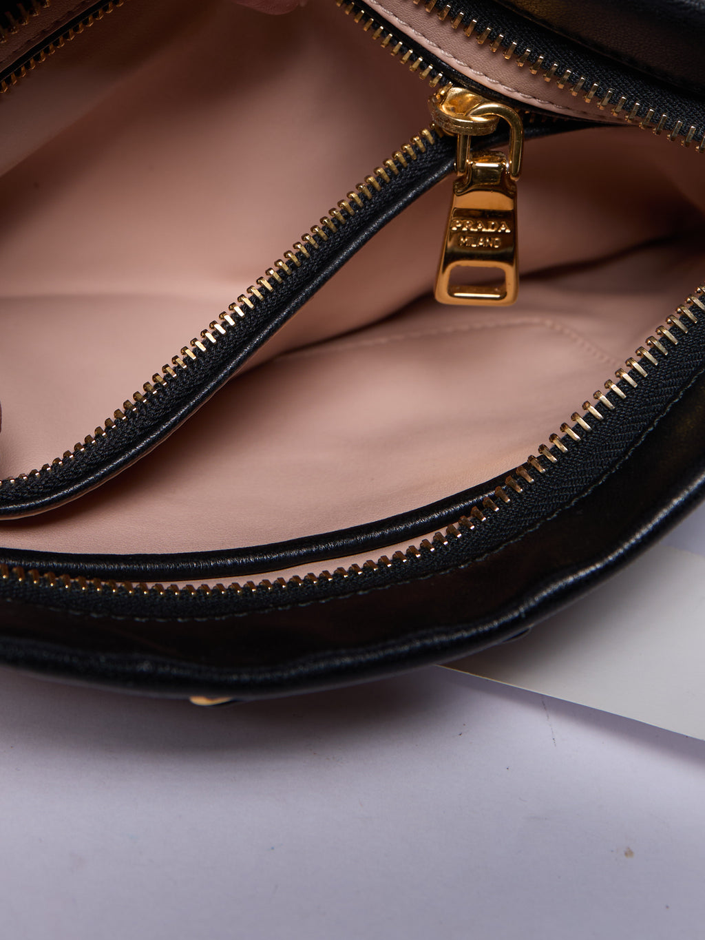 2000's Prada Leather Flame Clutch