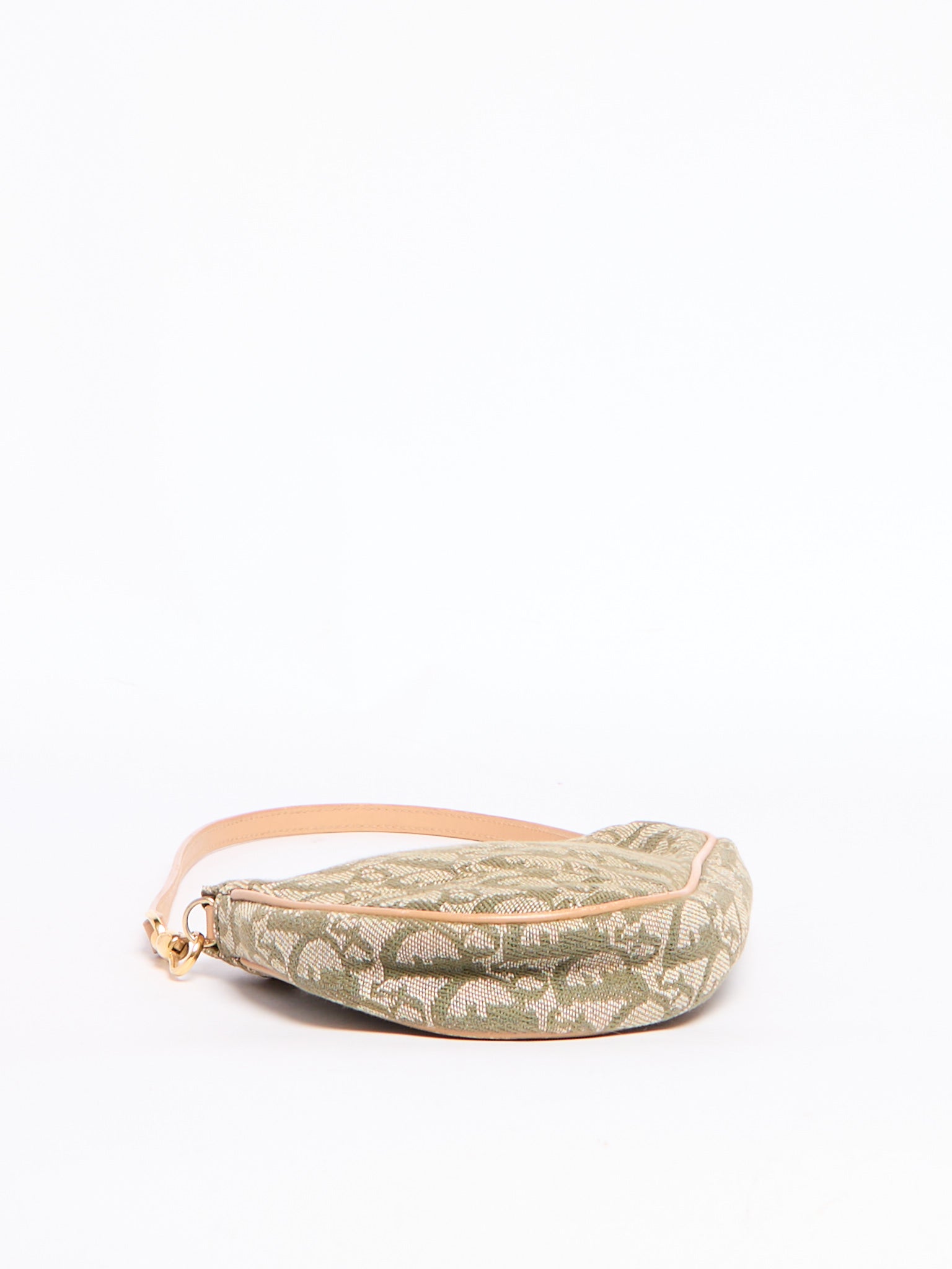 Christian Dior Trotter Green Saddle Bag