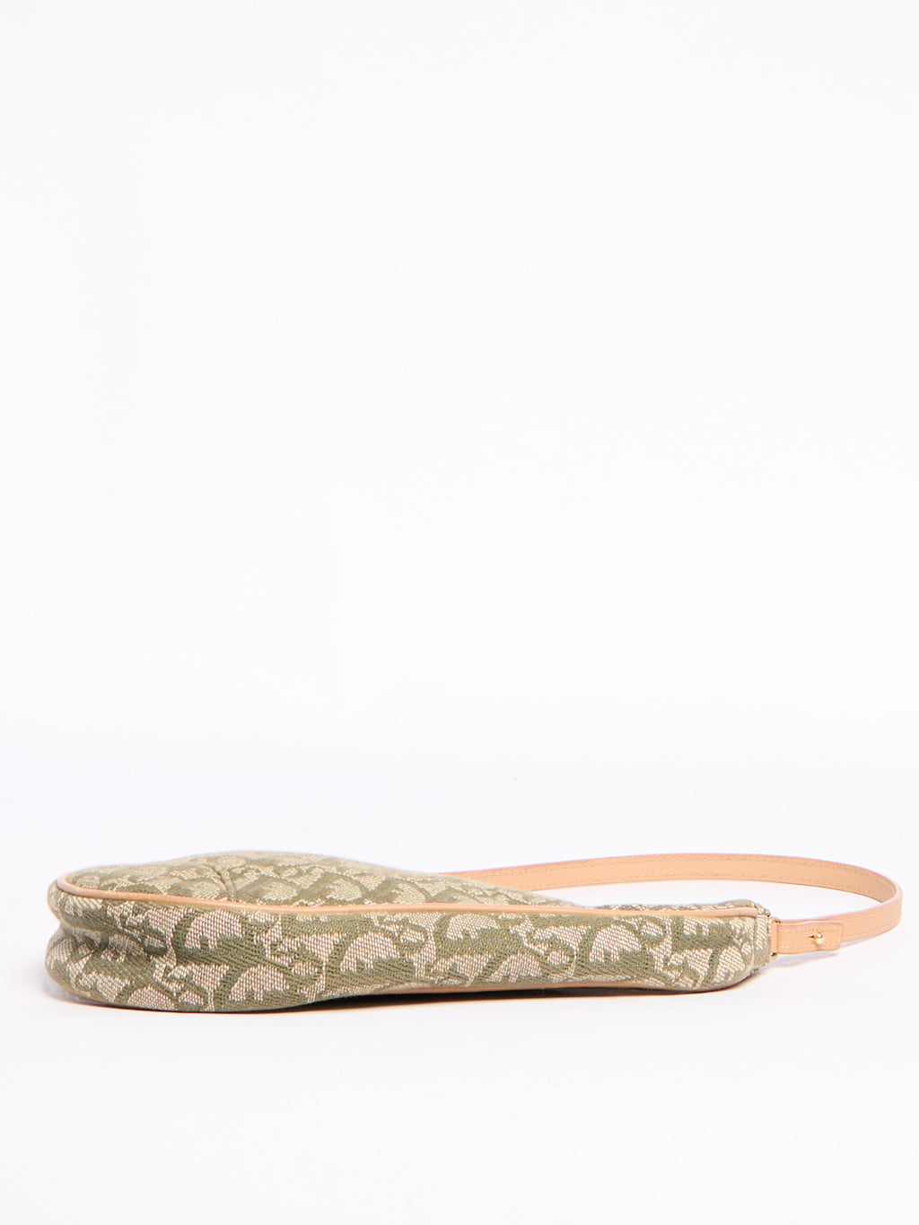Christian Dior Trotter Green Saddle Bag