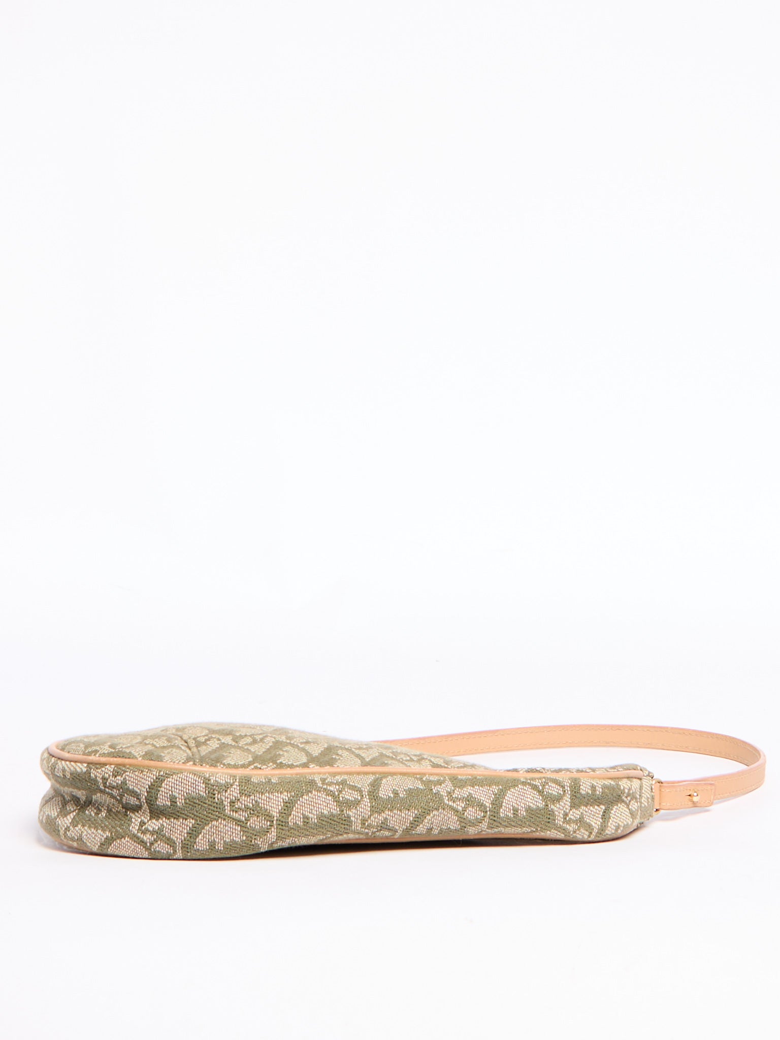 Christian Dior Trotter Green Saddle Bag