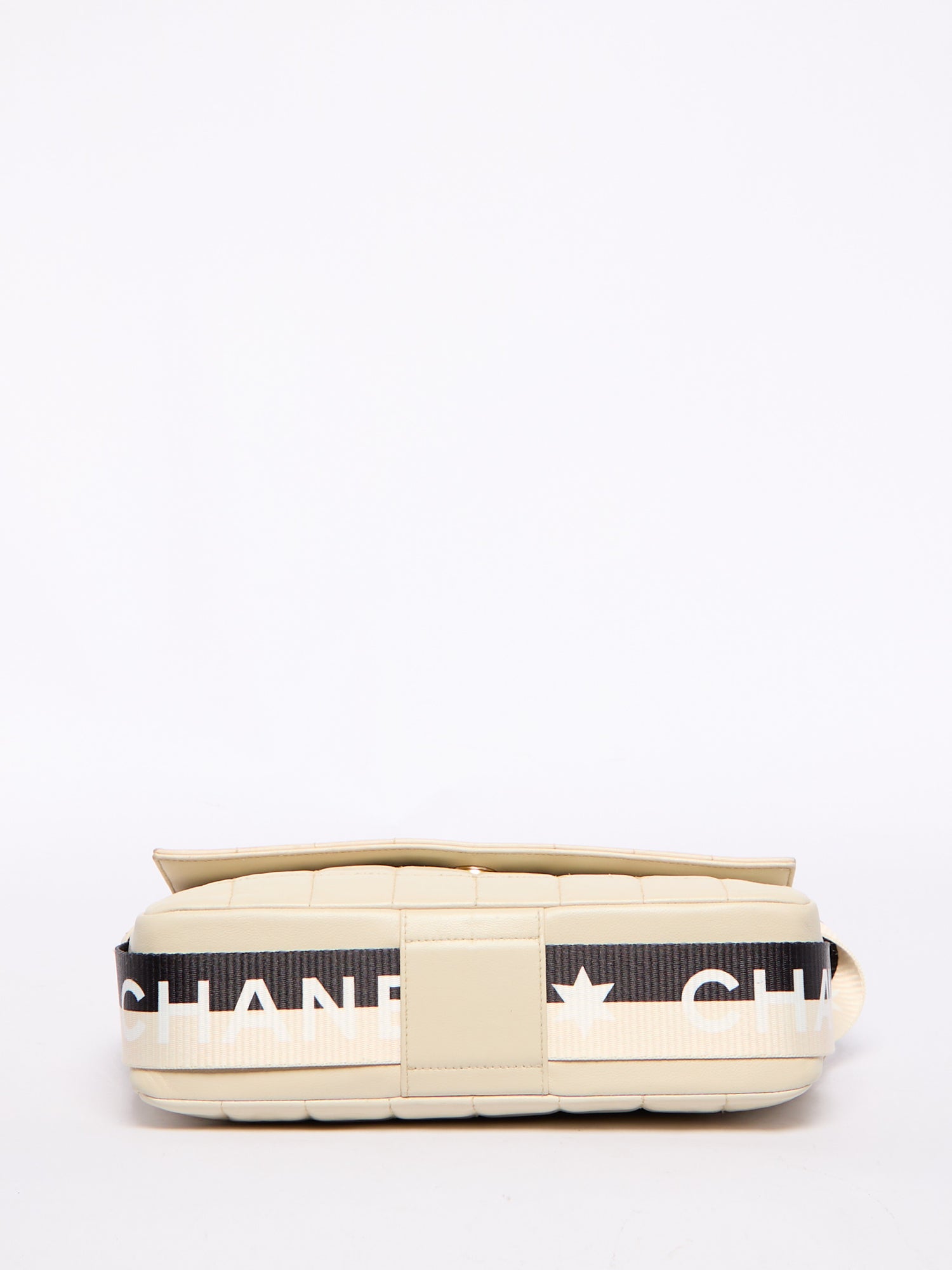 Chanel Beige Chocolate Bar Star CC Crossbody