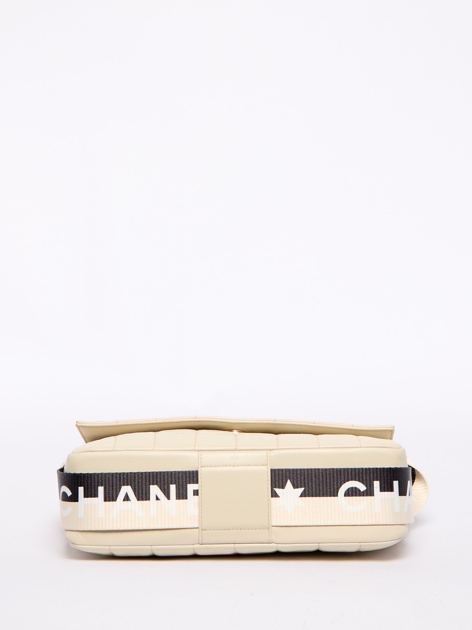 Chanel Beige Chocolate Bar Star CC Crossbody