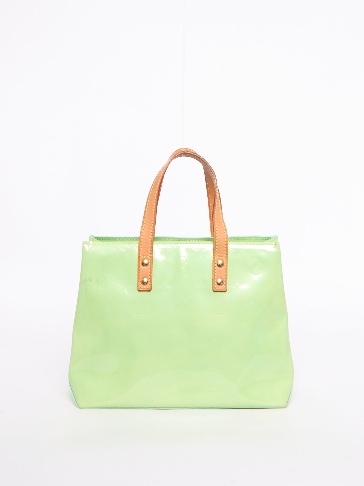Louis Vuitton Monogram Green Vernis Tote Bag