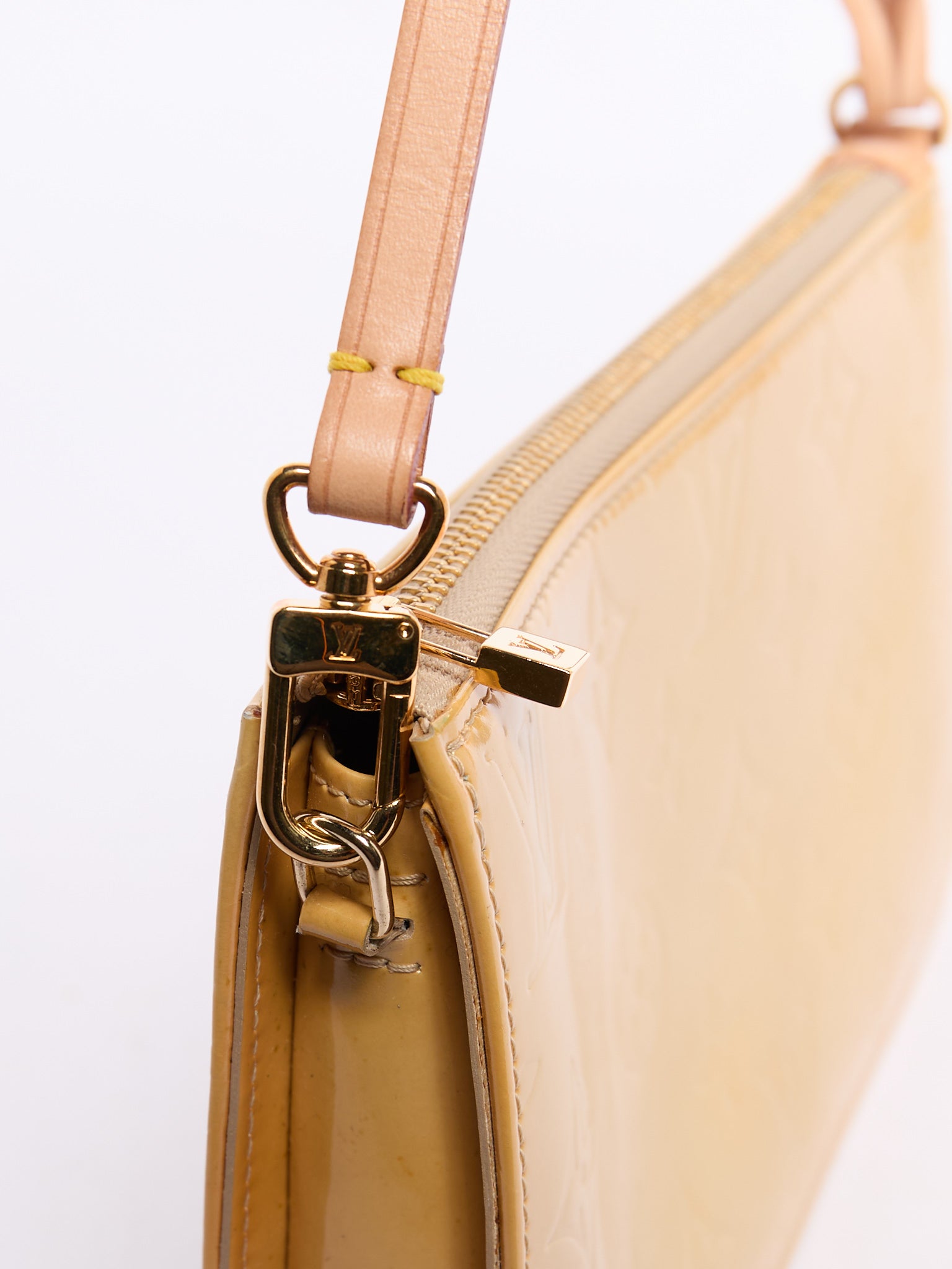 Louis Vuitton Monogram Yellow Vernis Lexington Pochette