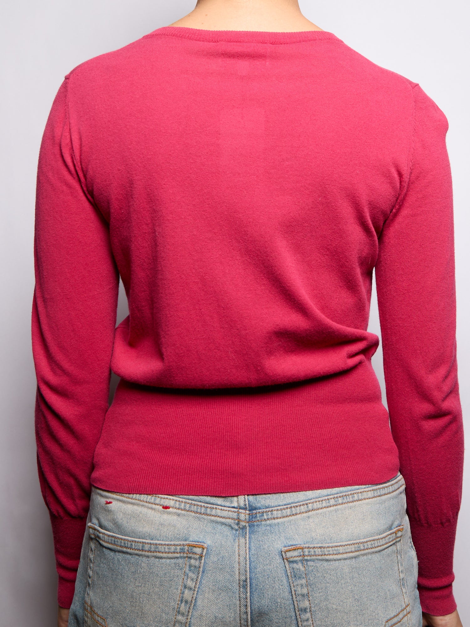 Vivienne Westwood Pink Button Down Orb Cardigan