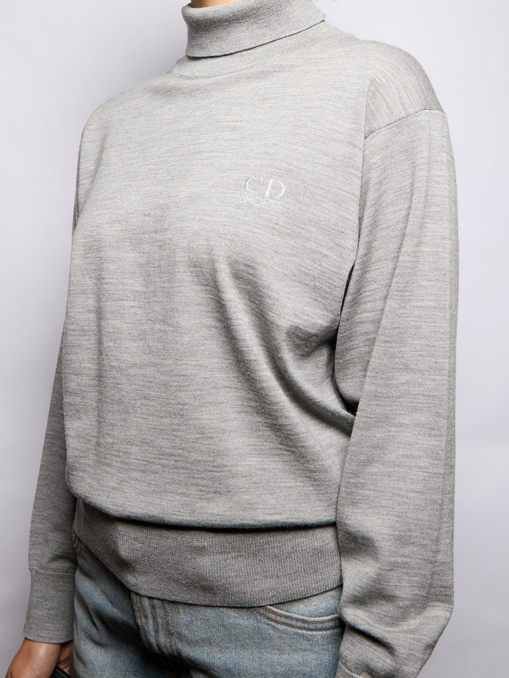 Christian Dior Grey Turtleneck Sweater