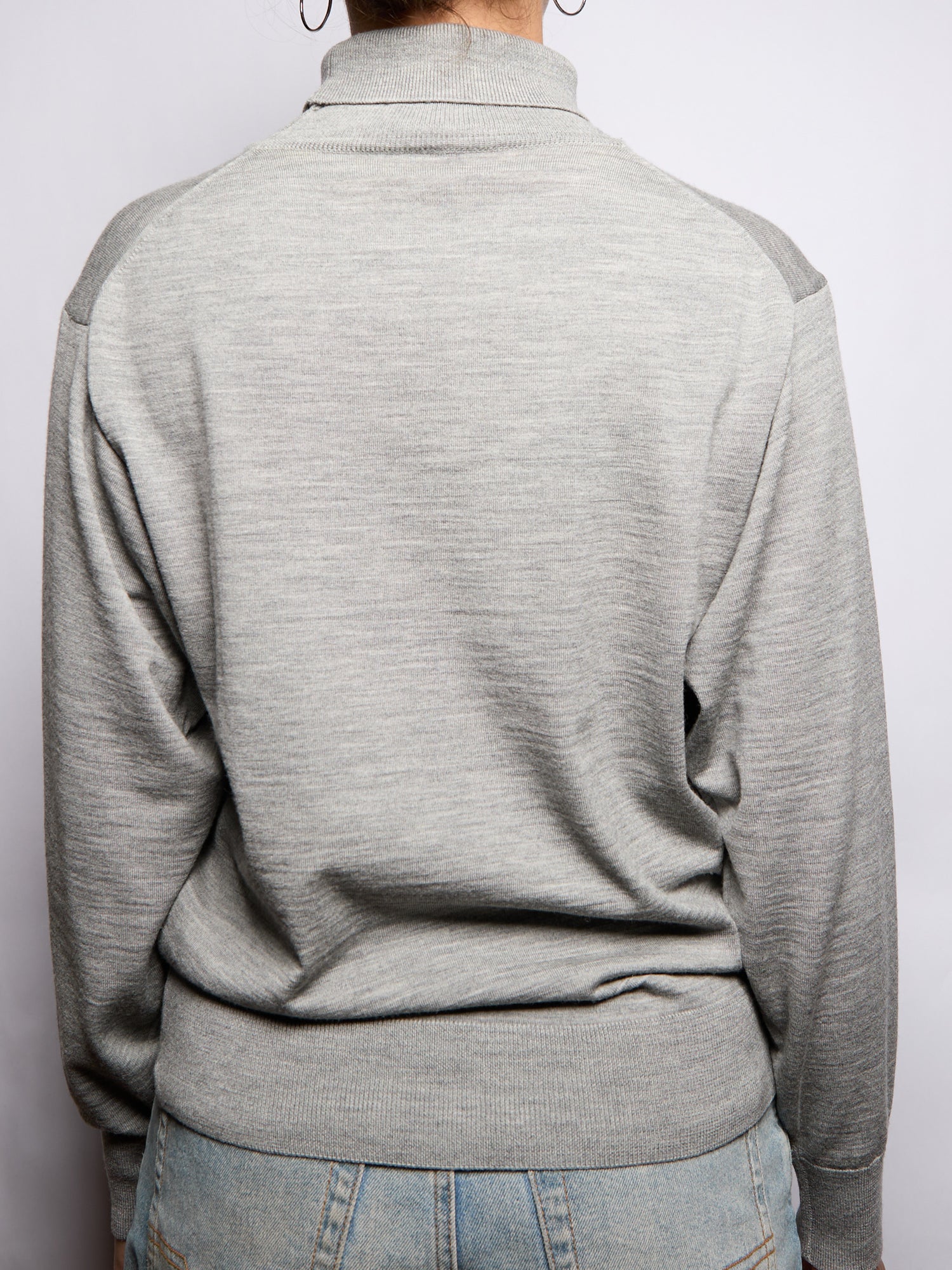 Christian Dior Grey Turtleneck Sweater