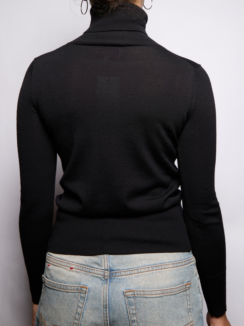 Vivienne Westwood Black Knit Orb Turtleneck
