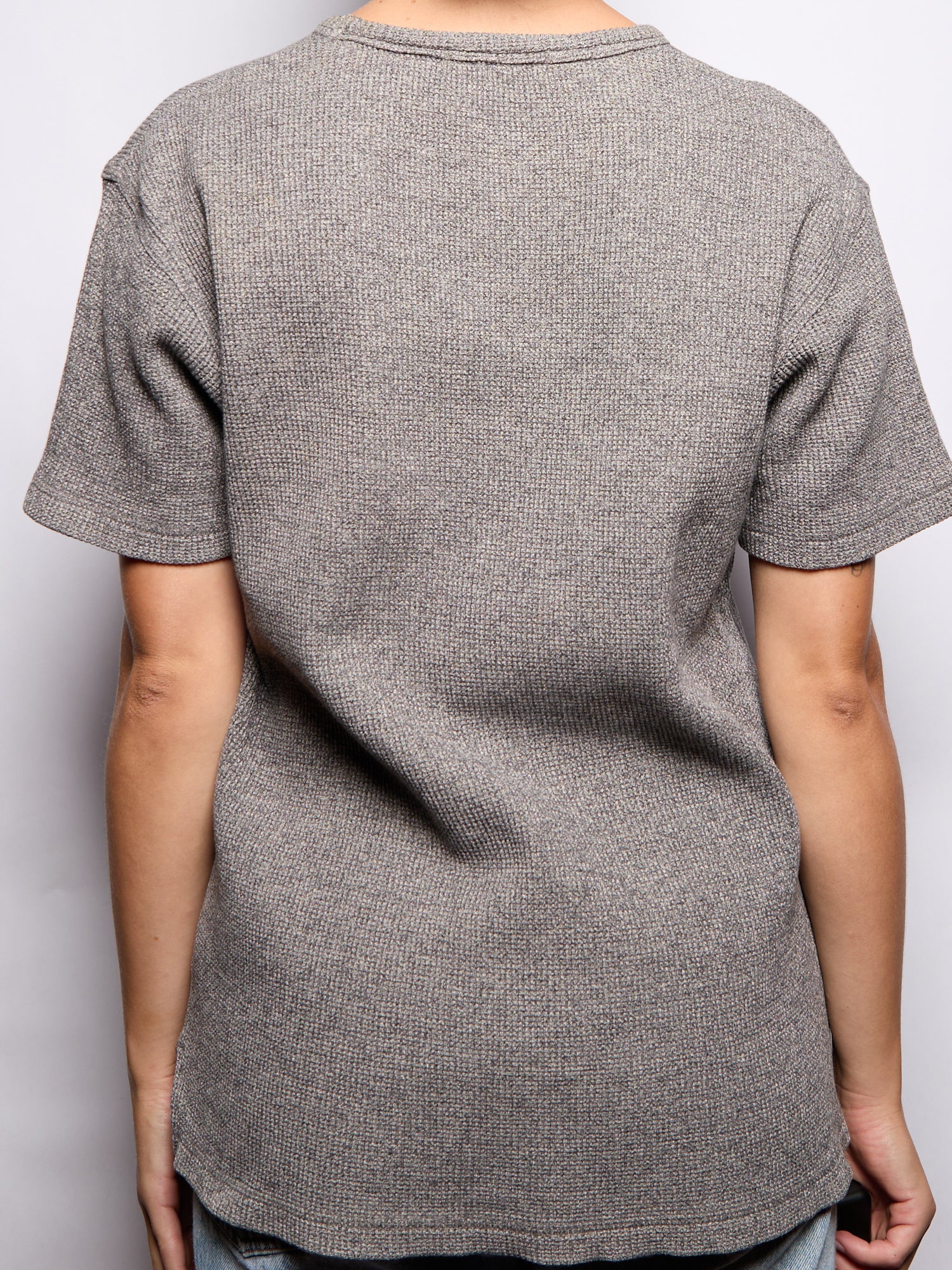 YSL Homme Grey Thermal T-Shirt
