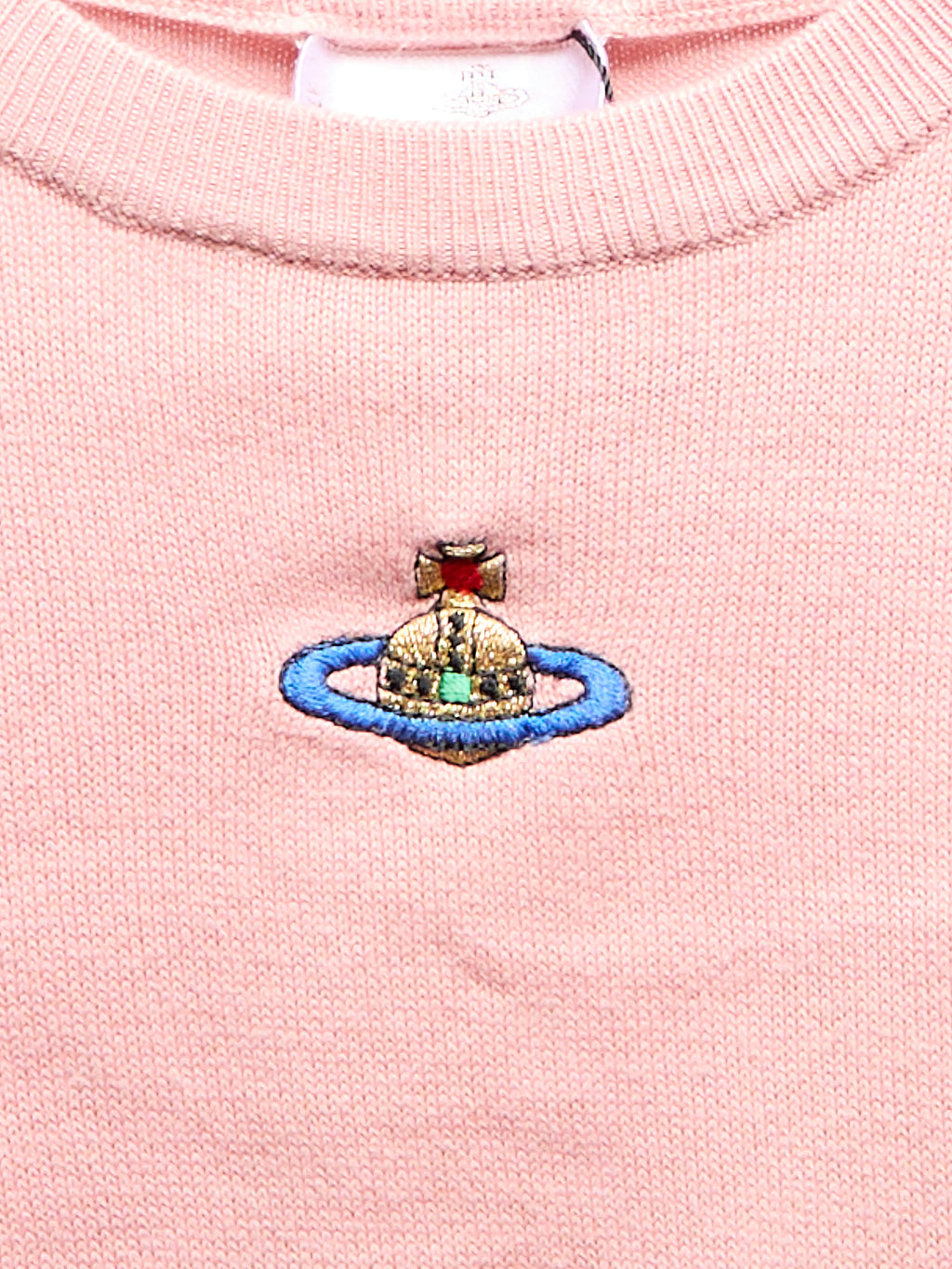 Vivienne Westwood Pink Orb Logo Knit Sweater