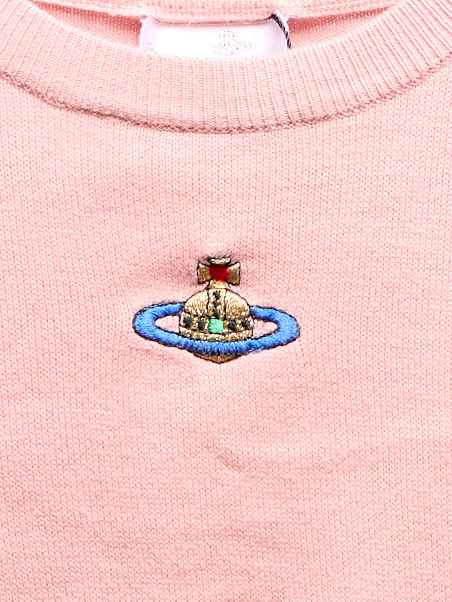 Vivienne Westwood Pink Orb Logo Knit Sweater