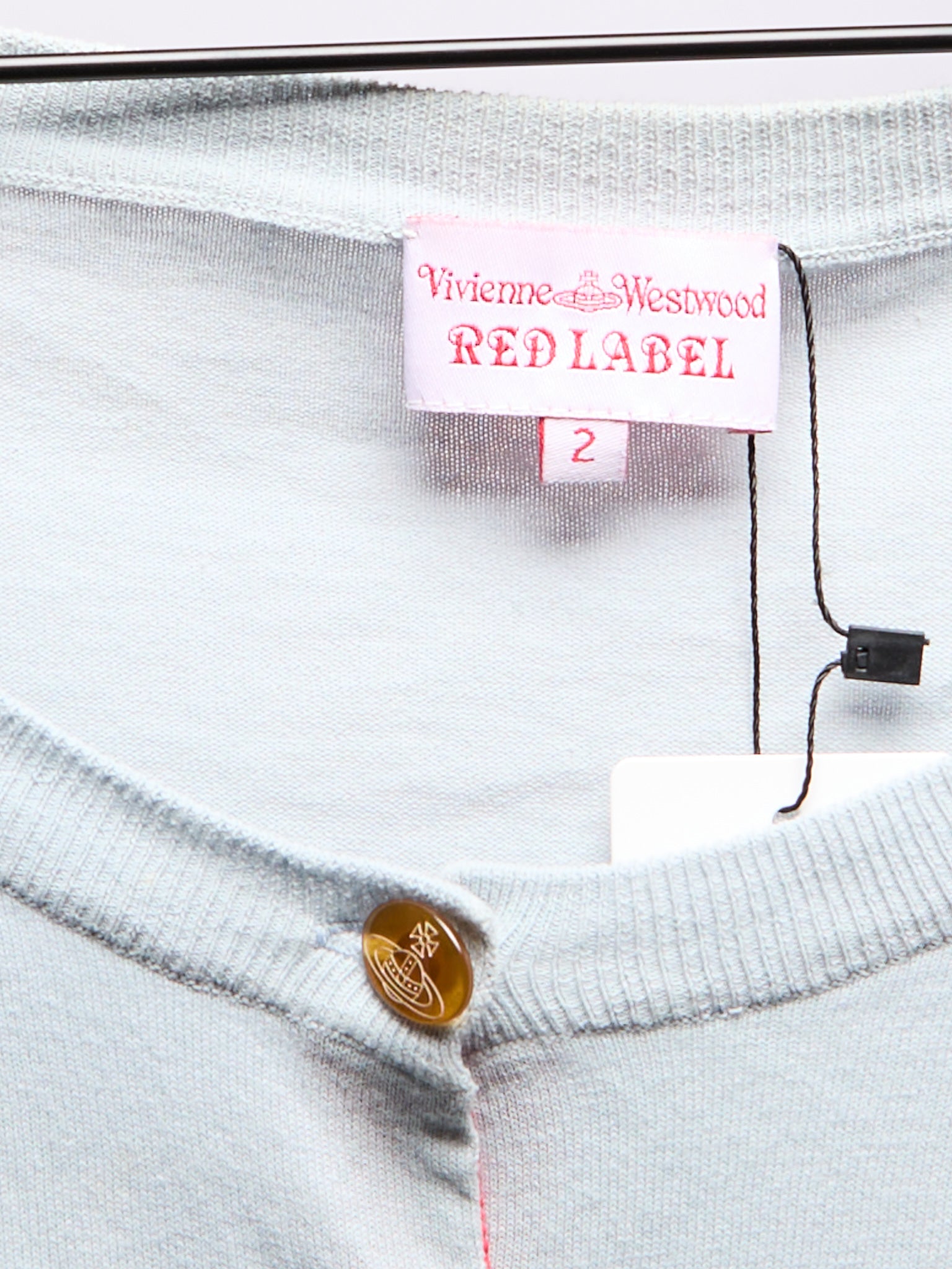 Vivienne Westwood Blue Short Sleeved Orb Cardigan