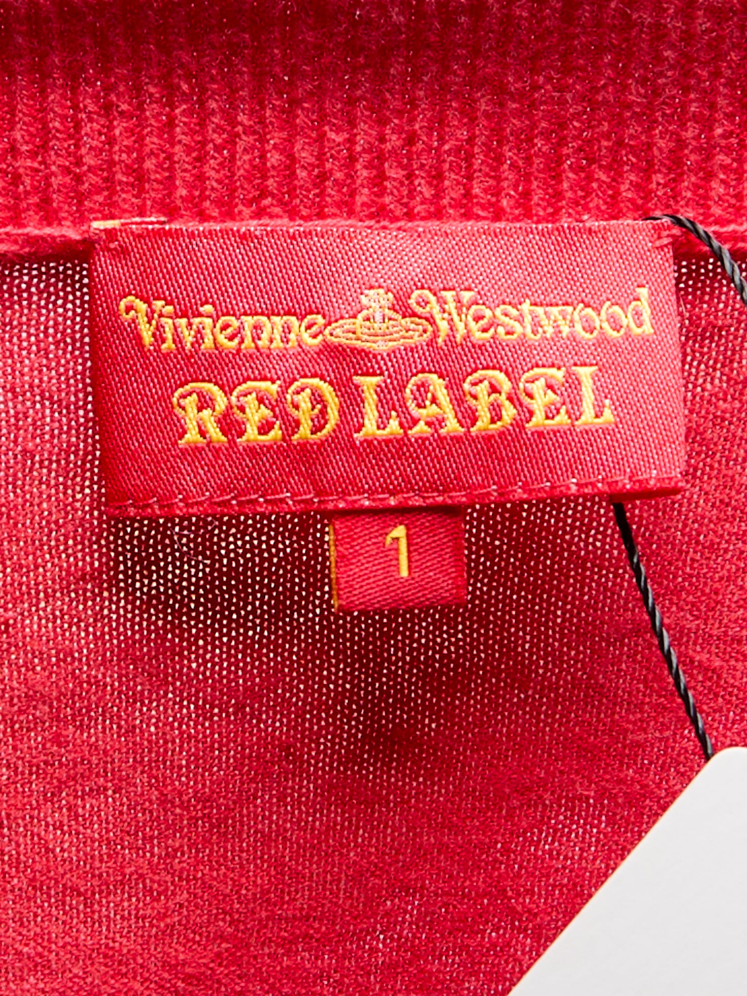 Vivienne Westwood Red Short Sleeve Cardigan