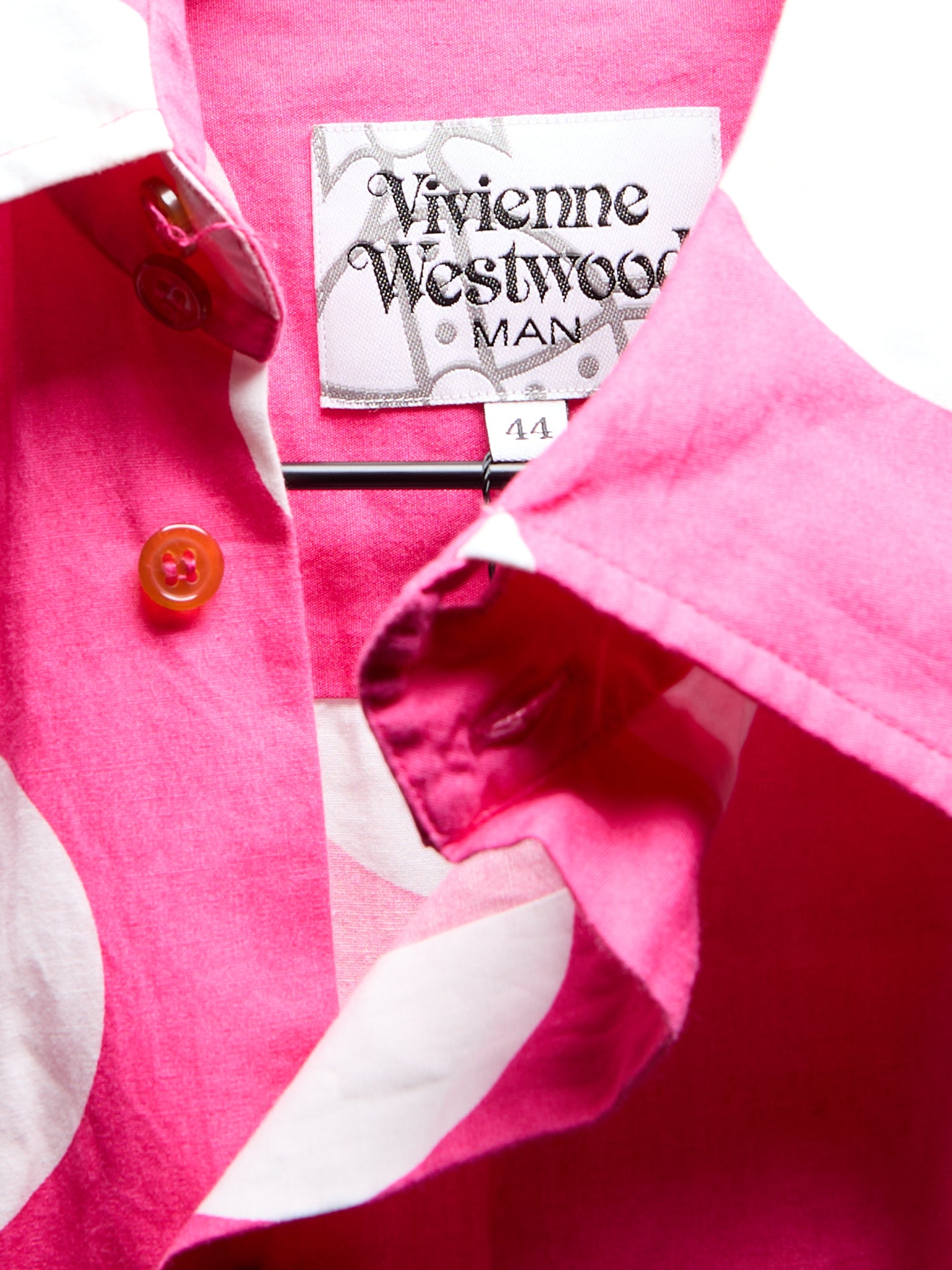 Vivienne Westwood Pink Polka Dot Button Down Shirt