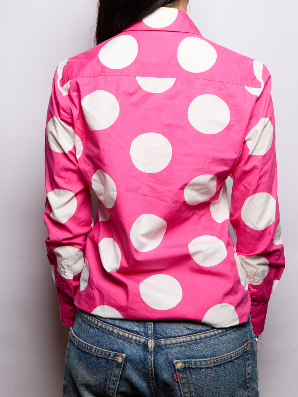 Vivienne Westwood Pink Polka Dot Button Down Shirt