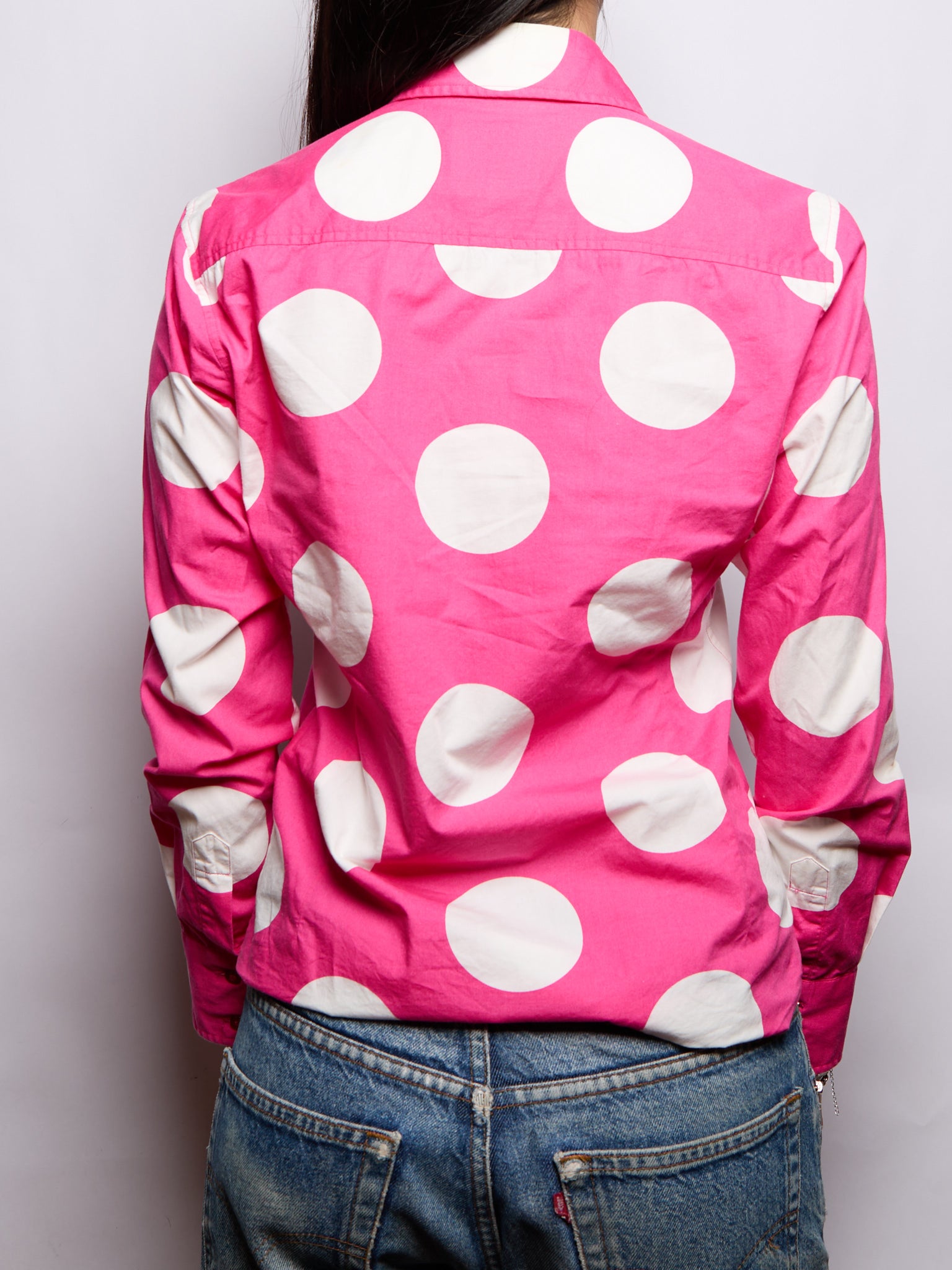 Vivienne Westwood Pink Polka Dot Button Down Shirt